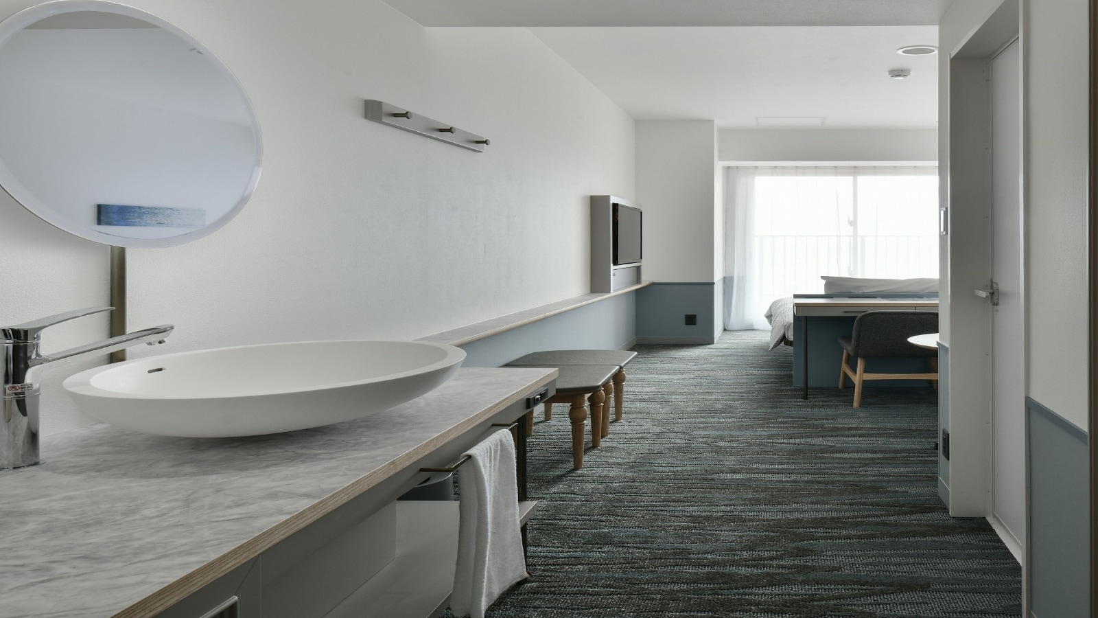 主楼｜海景双人房，可观海，床宽180cm，可入住1-2人