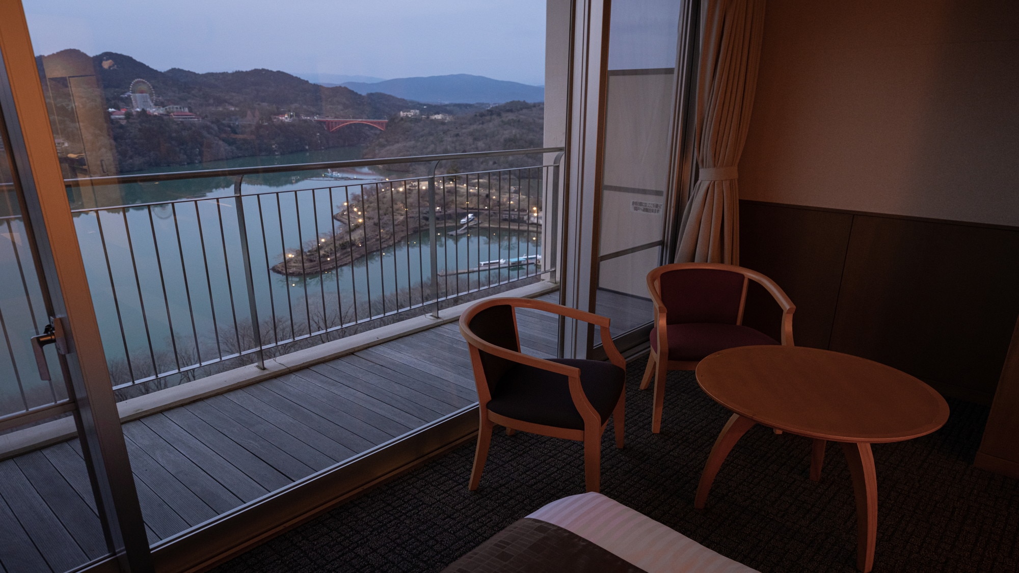 Kamar twin standar bergaya Barat◆Pemandangan Ngarai Ena