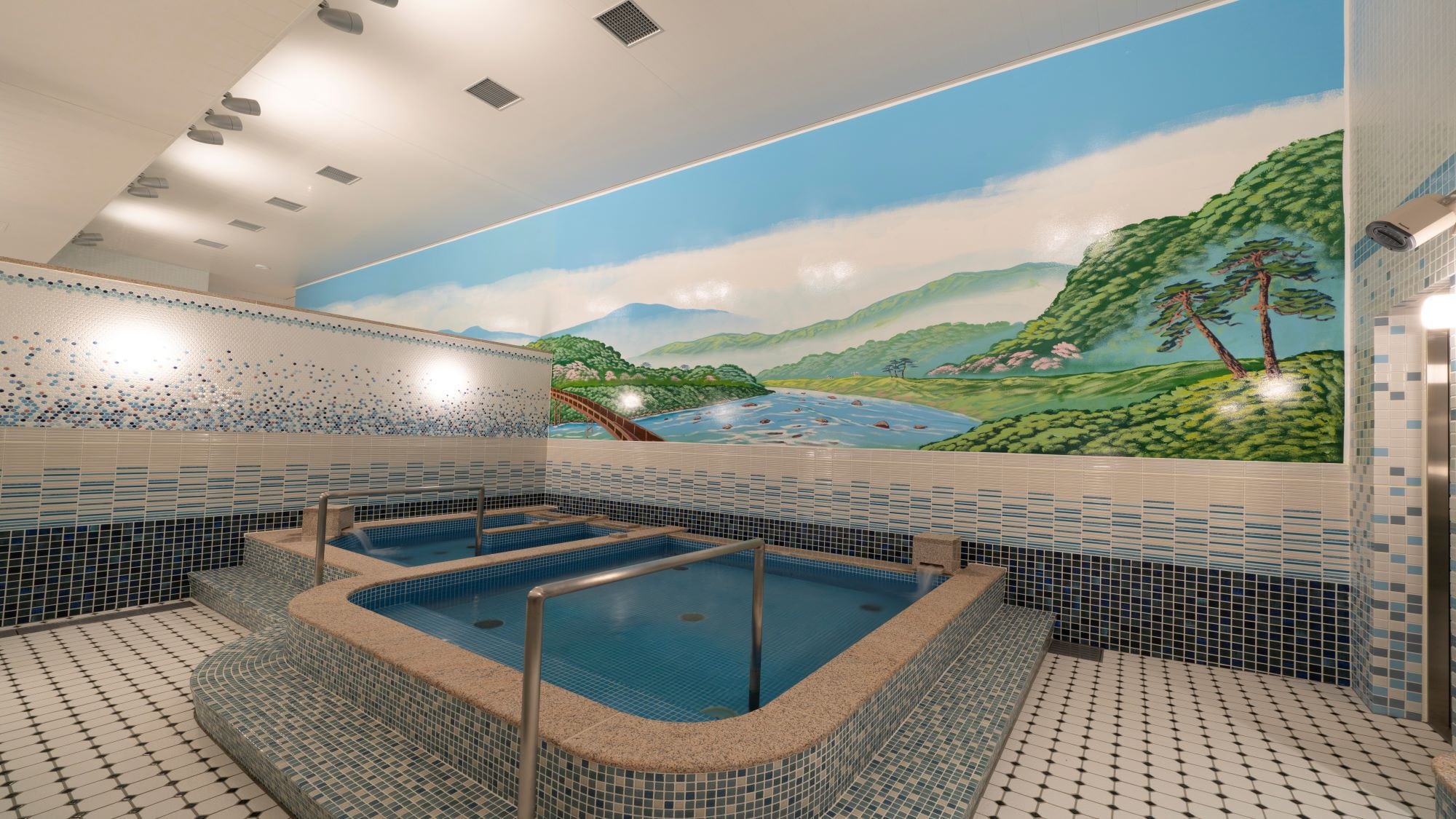 [ห้องอาบน้ำสาธารณะอุเมะโคจิ ~โปเทยุ~] ภาพวาดห้องอาบน้ำสาธารณะ