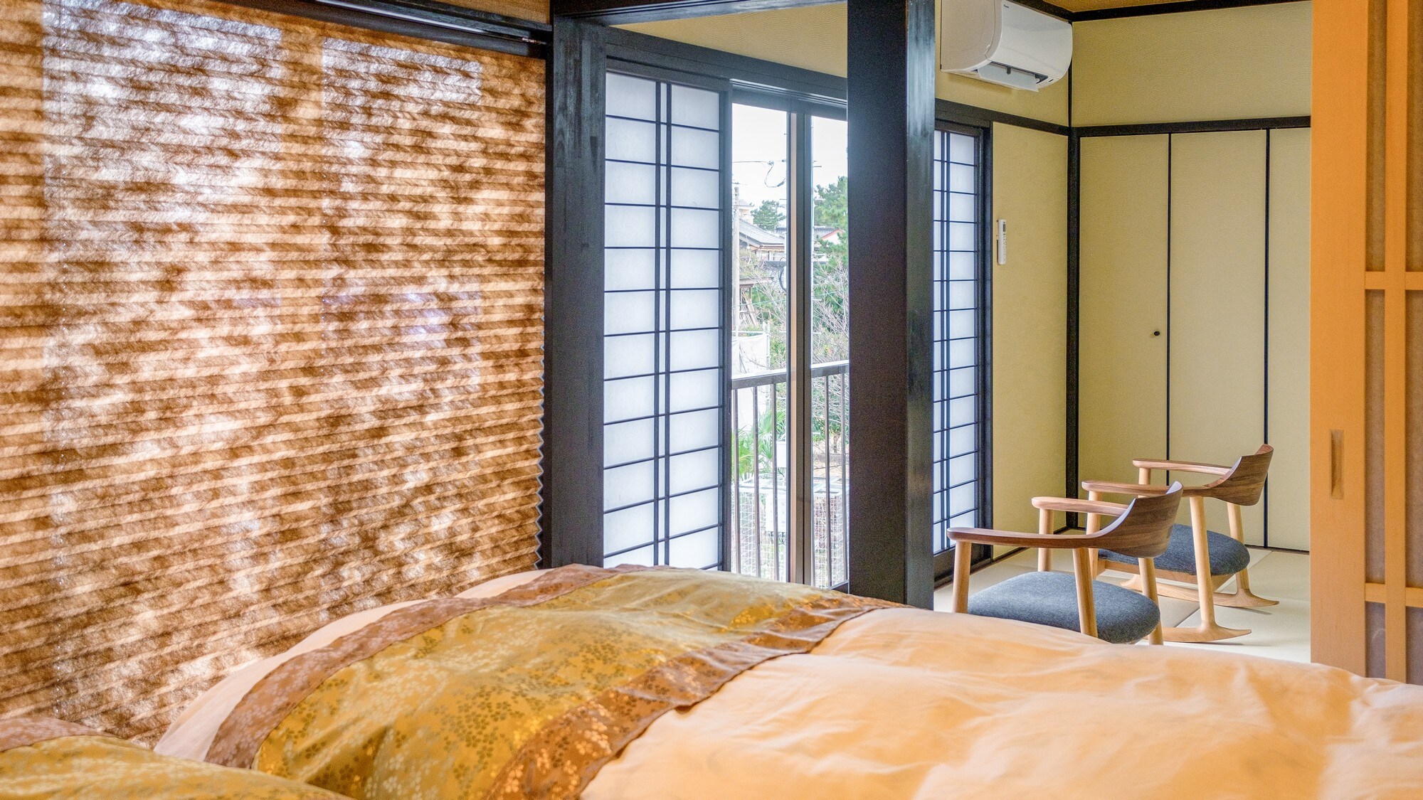 [Ariso] Ruang tempat tidur dapat ditutup sehingga Anda dapat bersantai dengan leluasa.
