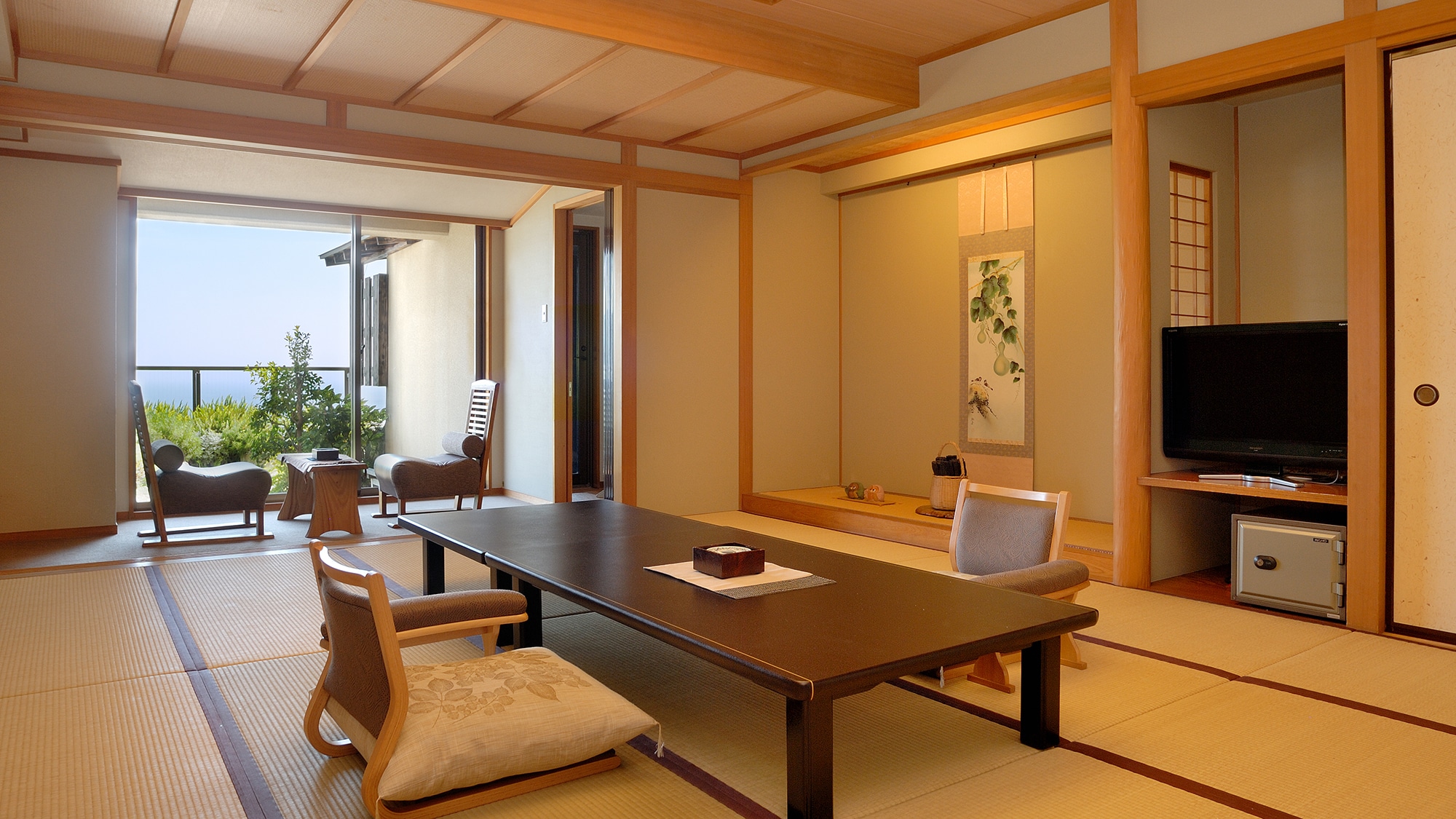 海邊【帶露天浴池】日式房間15榻榻米+寬邊54平方米
