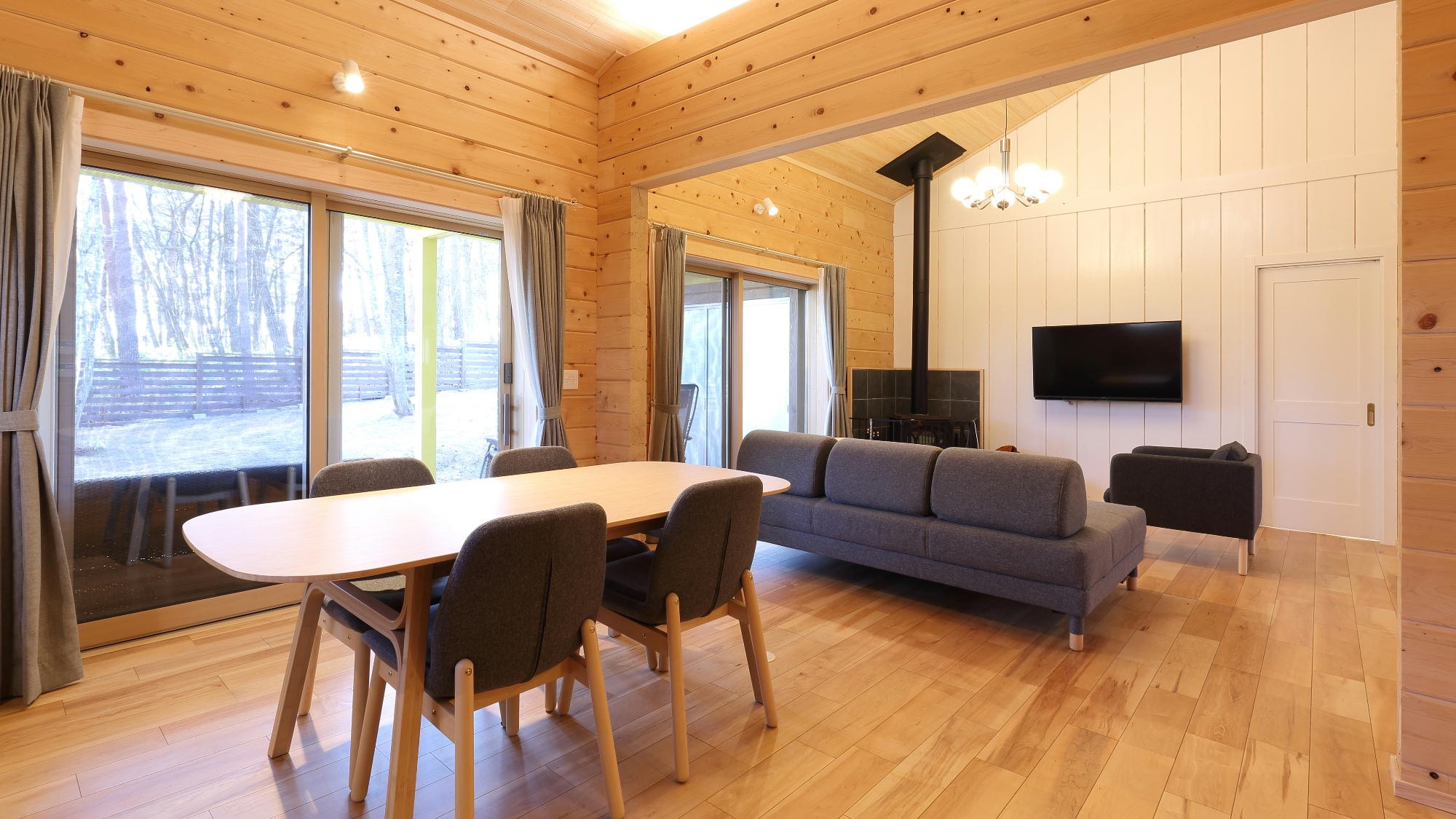 [Log Premium with sauna and open-air bath] Rumo (1LDK) HK