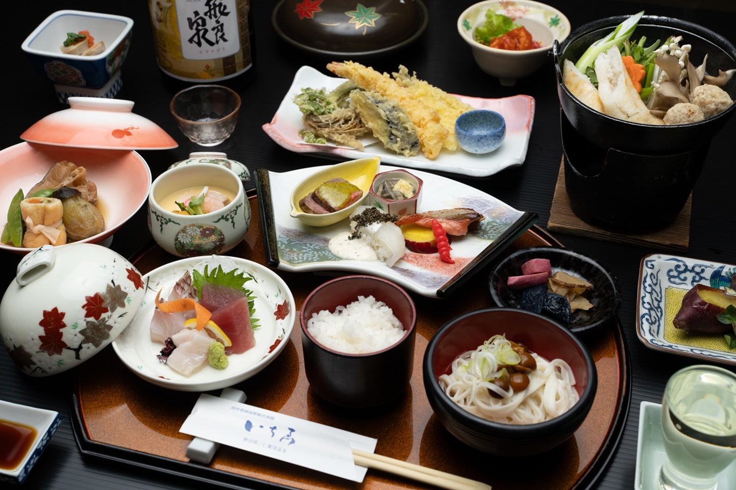 A Japanese banquet with a local cuisine theme *Photo is for illustrative purposes only
