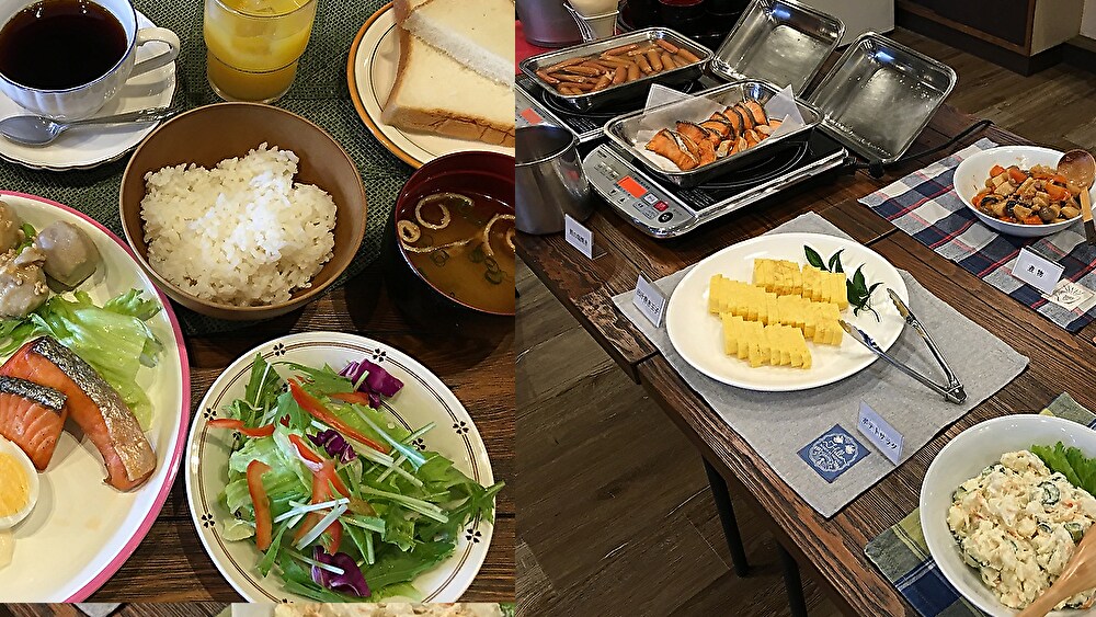 日式和西式自助早餐 ※介紹範例