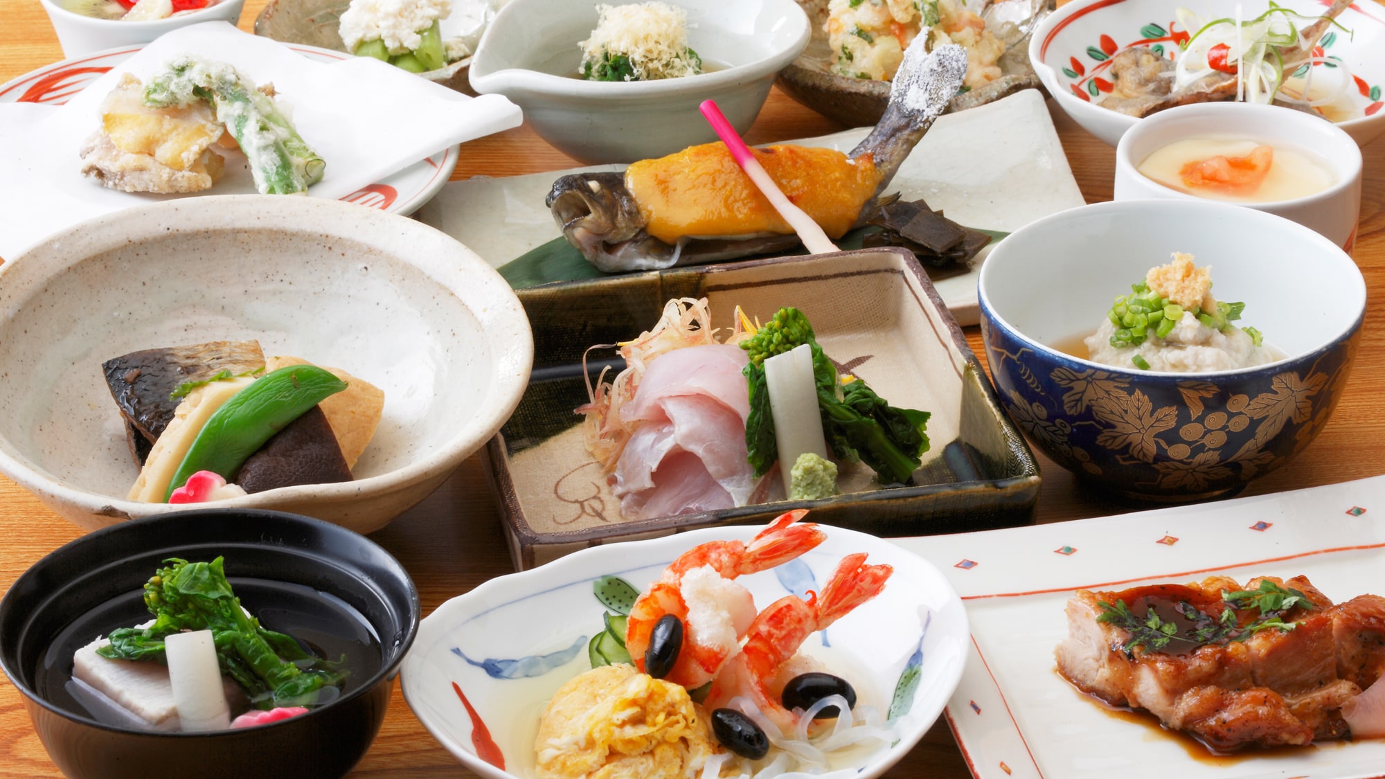 *Ví dụ về bữa tối / được khách hàng đánh giá cao ☆ Chúng tôi cung cấp ẩm thực kaiseki thủ công với chủ yếu là cá sông, thịt, rau và các nguyên liệu địa phương khác.