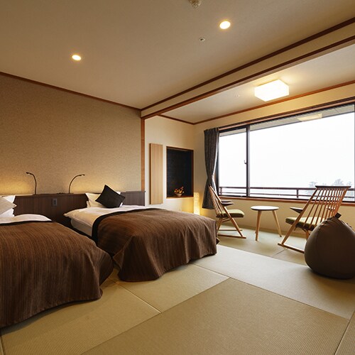 A room that can accommodate up to 5 people and has the goodness of both "Japanese" and "Western" that was renewed in 2019.