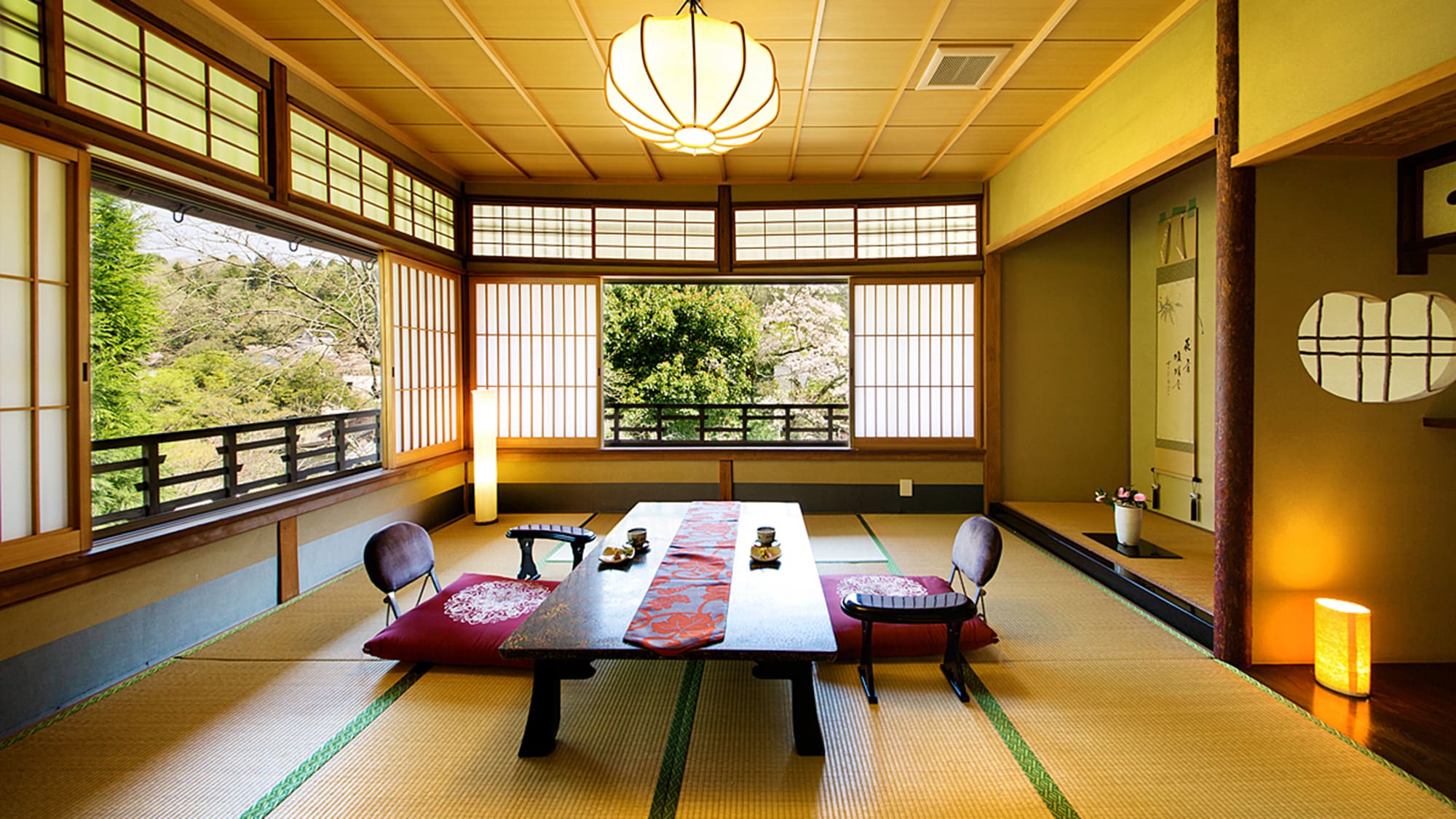 [Horai no Ma -HOURAI-] & ldquo; Graceful and quiet & rdquo; Guest room with a beautiful view of nature