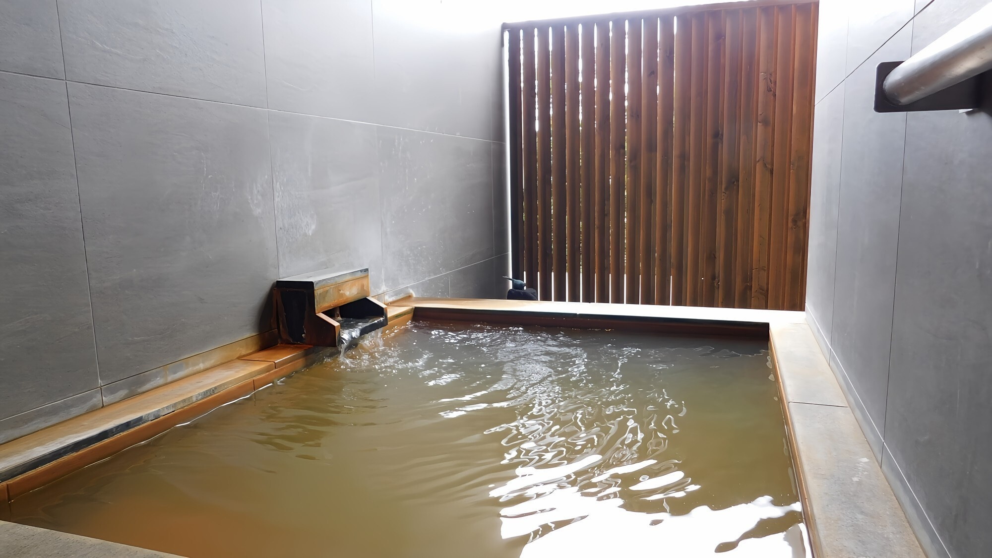 [East Wing] Designer Deluxe Twin Room with Open Air Hot Spring Bath and Wooden Deck *Image for illustrative purposes only