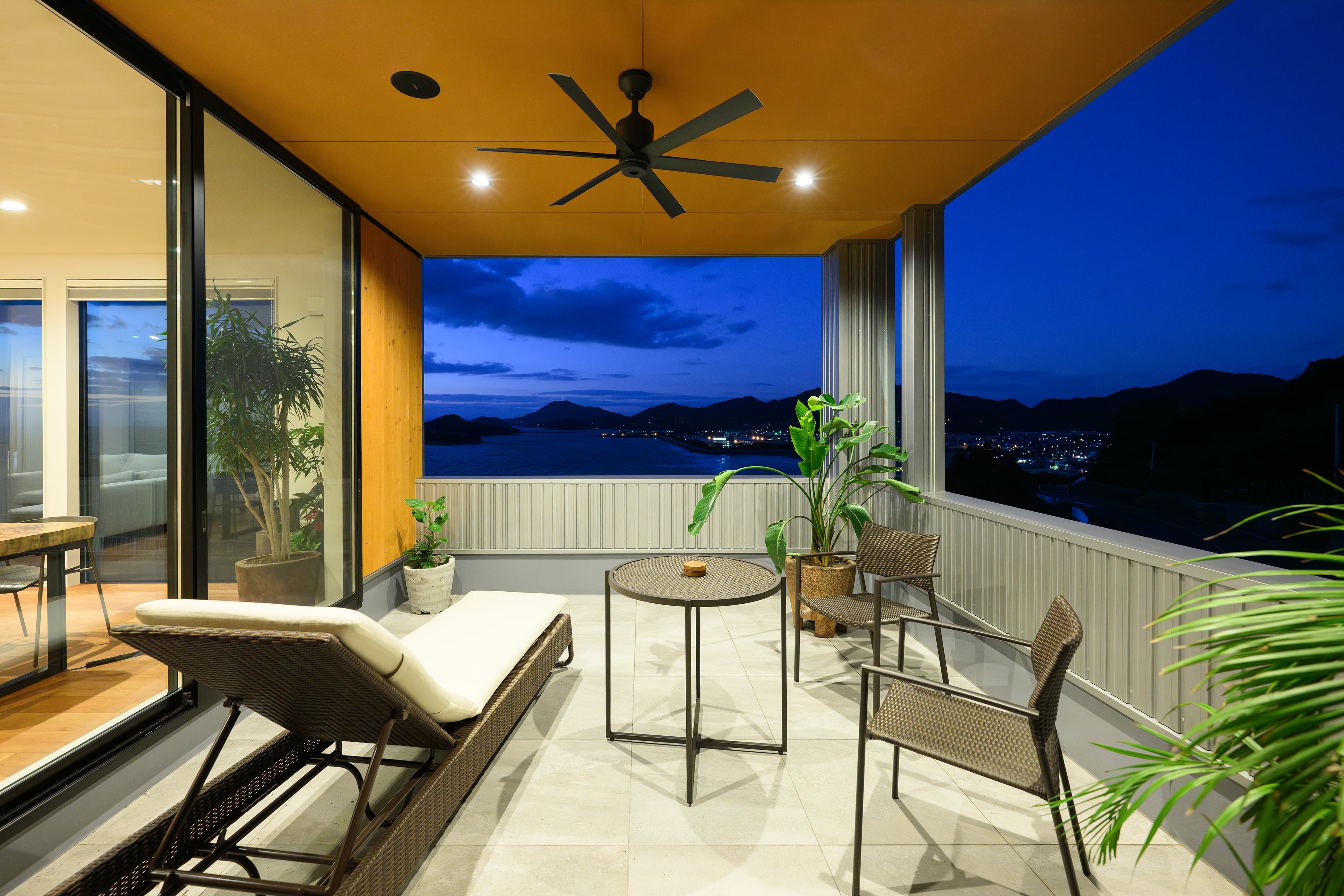 View from the terrace ② Night