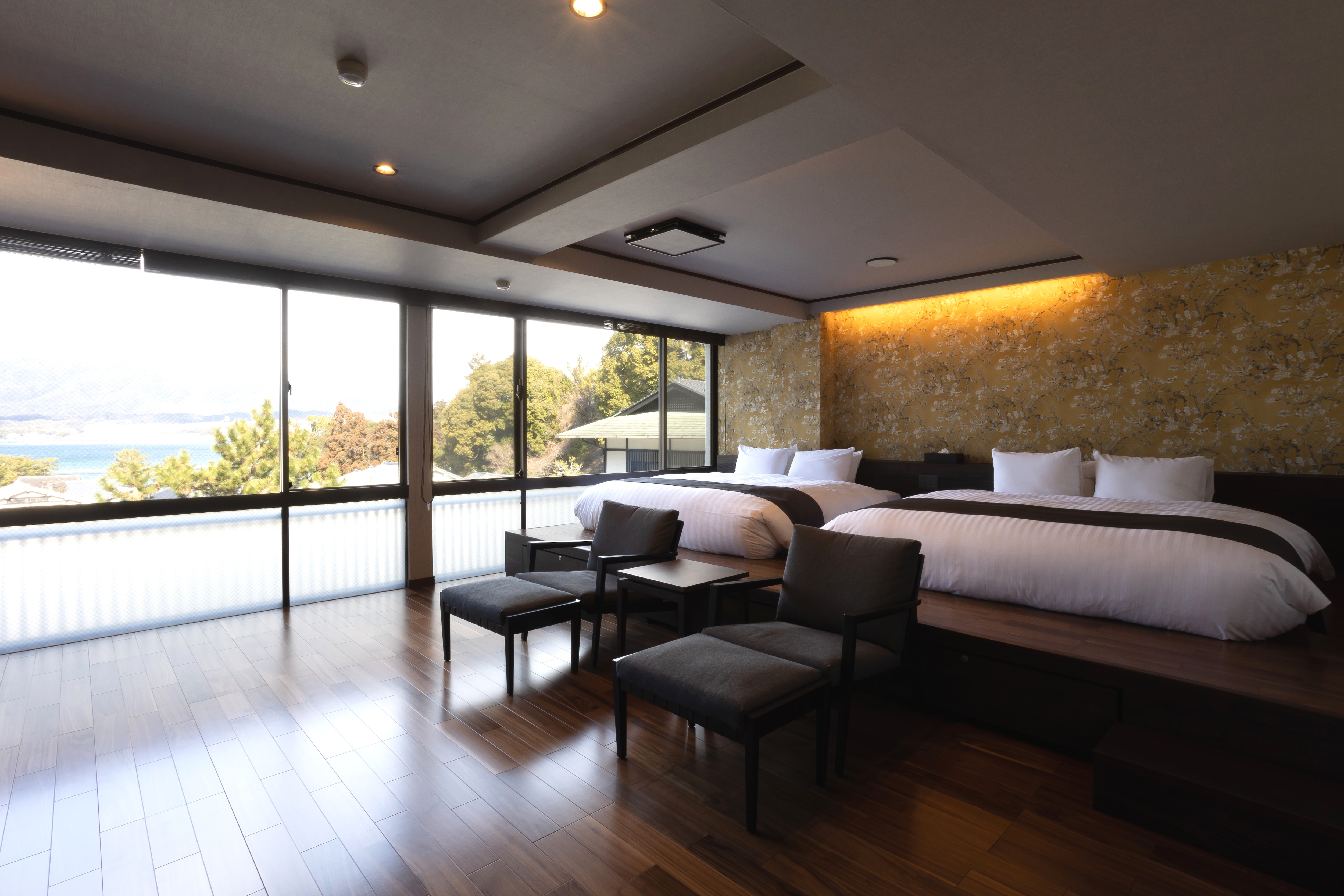[Ocean-side western-style premium room] 2nd floor (no storage bed)