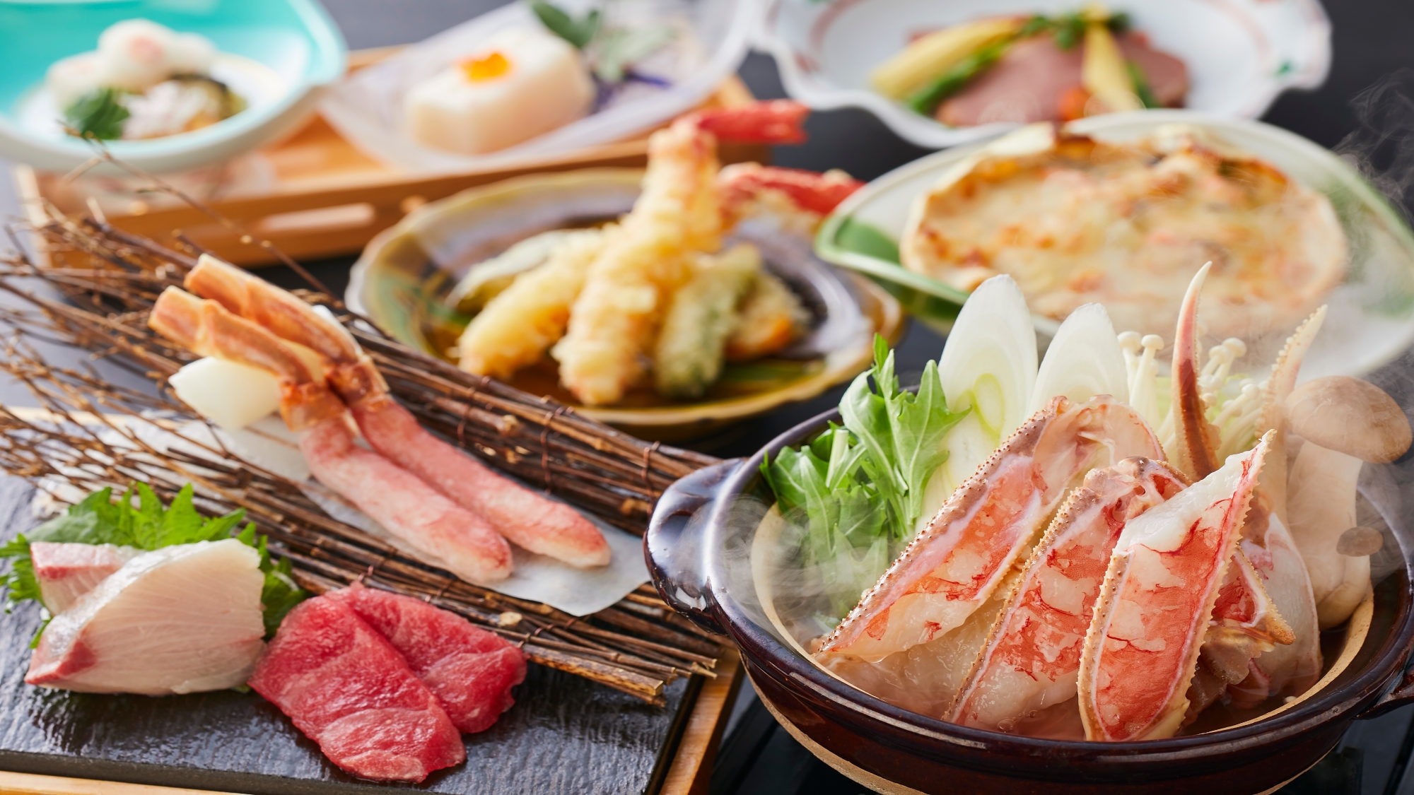 【特别怀石料理套餐/螃蟹盛宴】夏季（2026年6月-8月）1