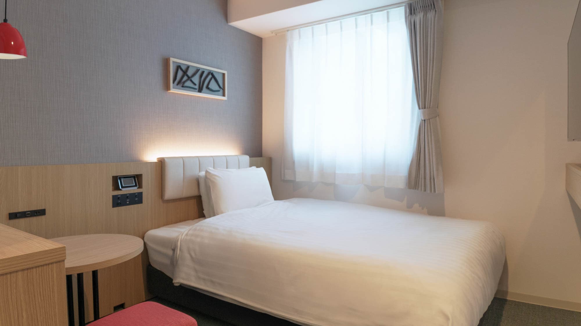 [Opening May 29, 2025] [1 bed] Non-smoking double economy room ◆ Bed width 140cm ◆ Area 14 square meters