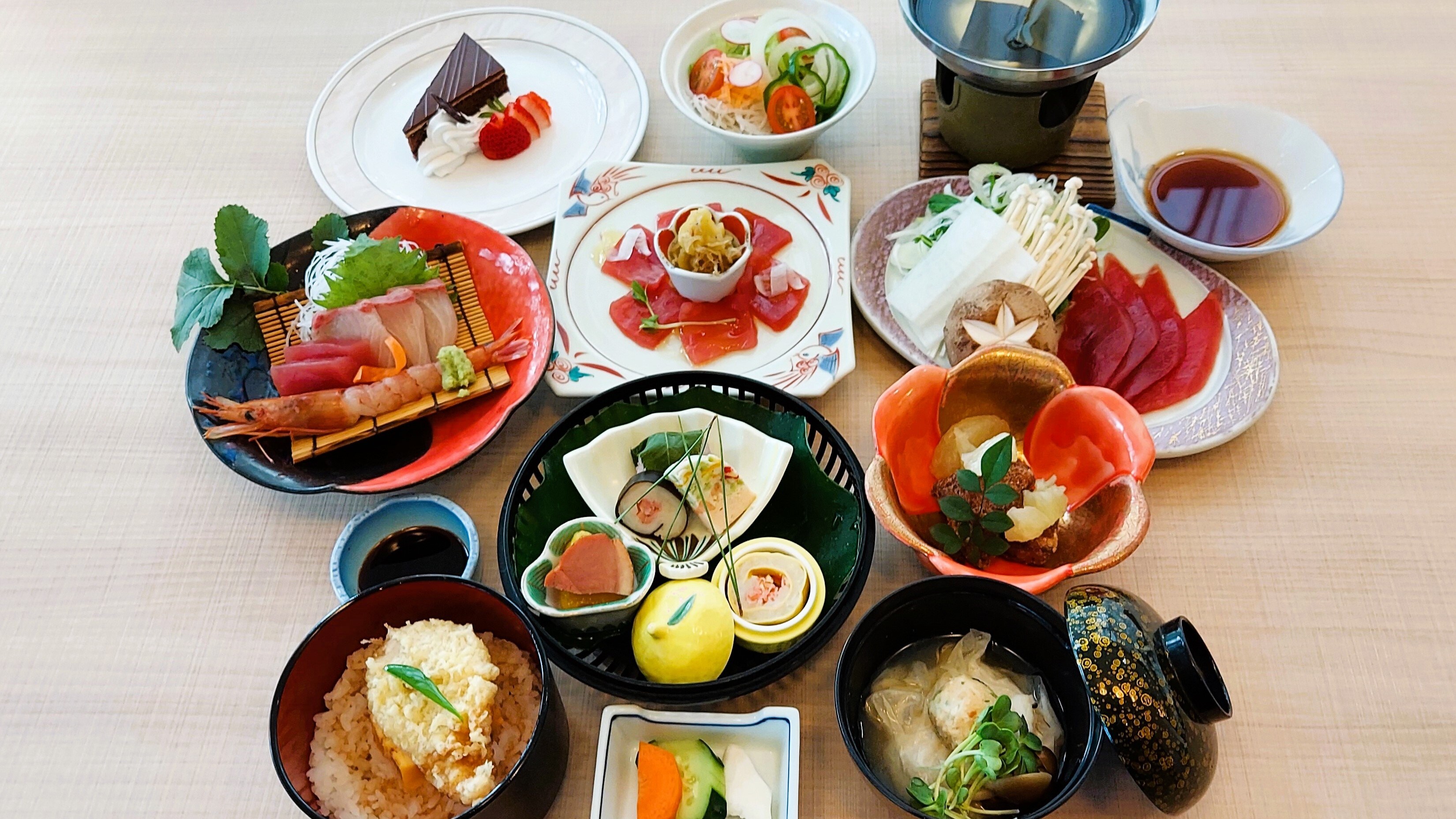 *Dinner: Kushikino tuna set / Hospitality with dishes using tuna from Ichikikushikino City <Example>