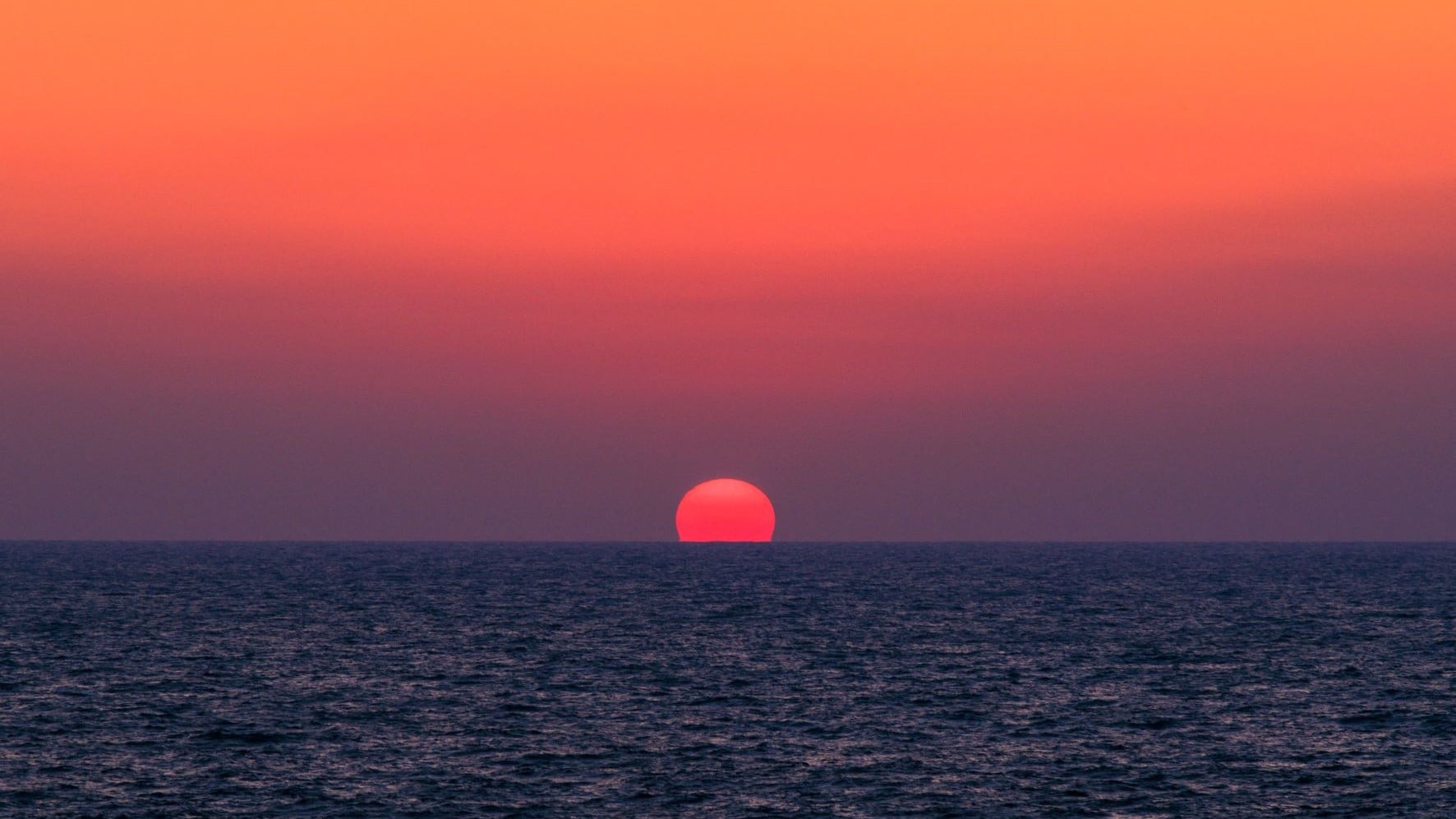 ▲The sunset seen from the garden is breathtakingly beautiful