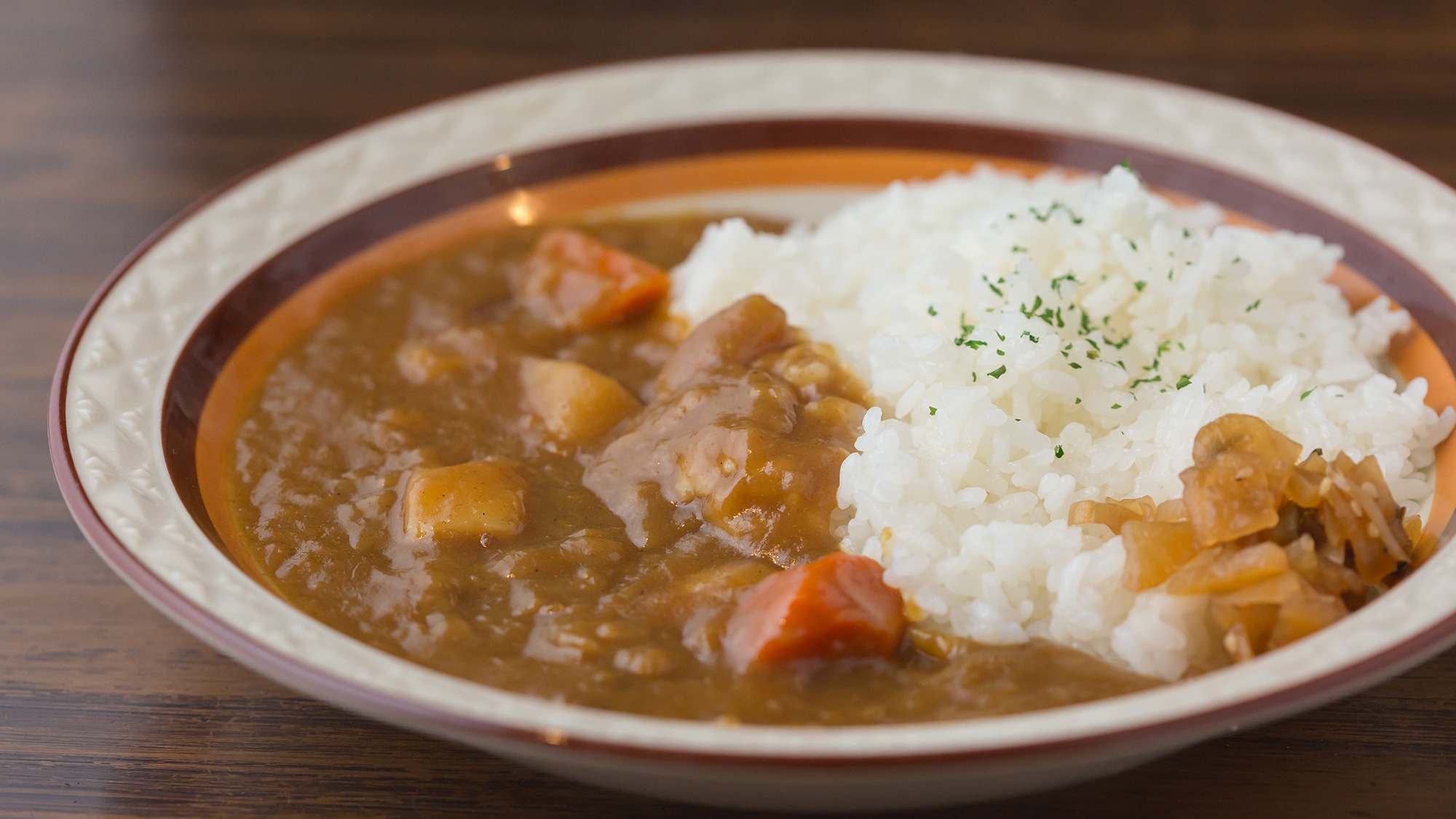 Breakfast example ◇ Curry rice (drinks not included) ◇