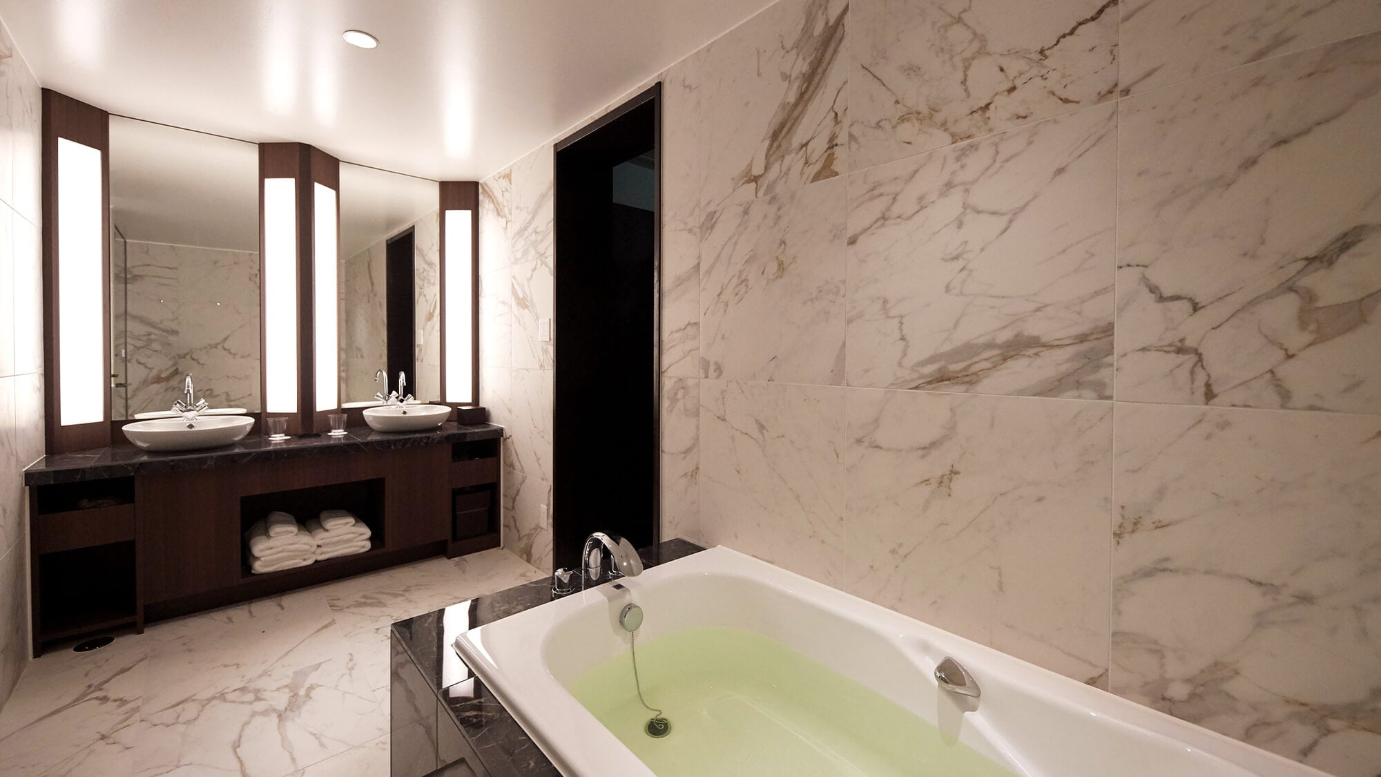 Main building guest rooms/bathrooms