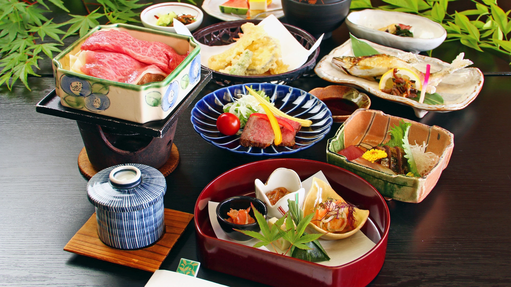 An example of seasonal banquet cuisine