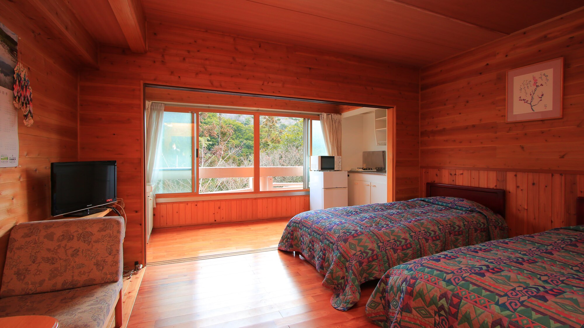 [Guest room example] Spacious twin room