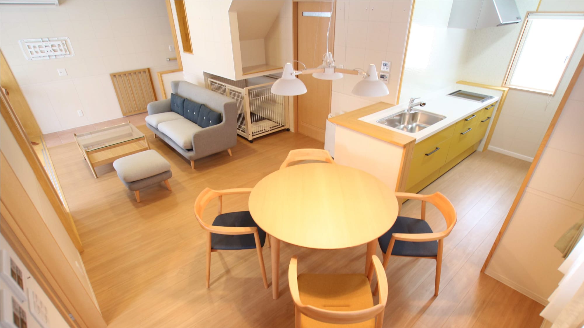 [Rental Cottage F Type] Living and dining room