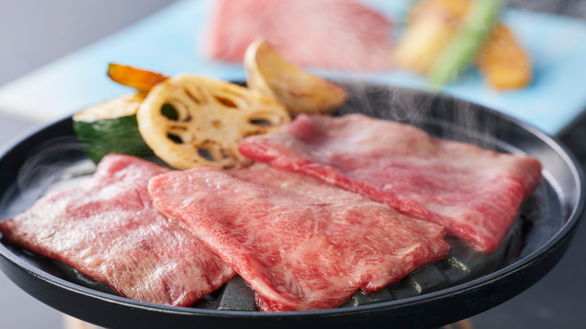 [Local Delights Kaiseki Course] Summer (June-August 2026) Meat Dish: Omi Beef Shabu-Shabu Tasting with Nara Pickle Sauce