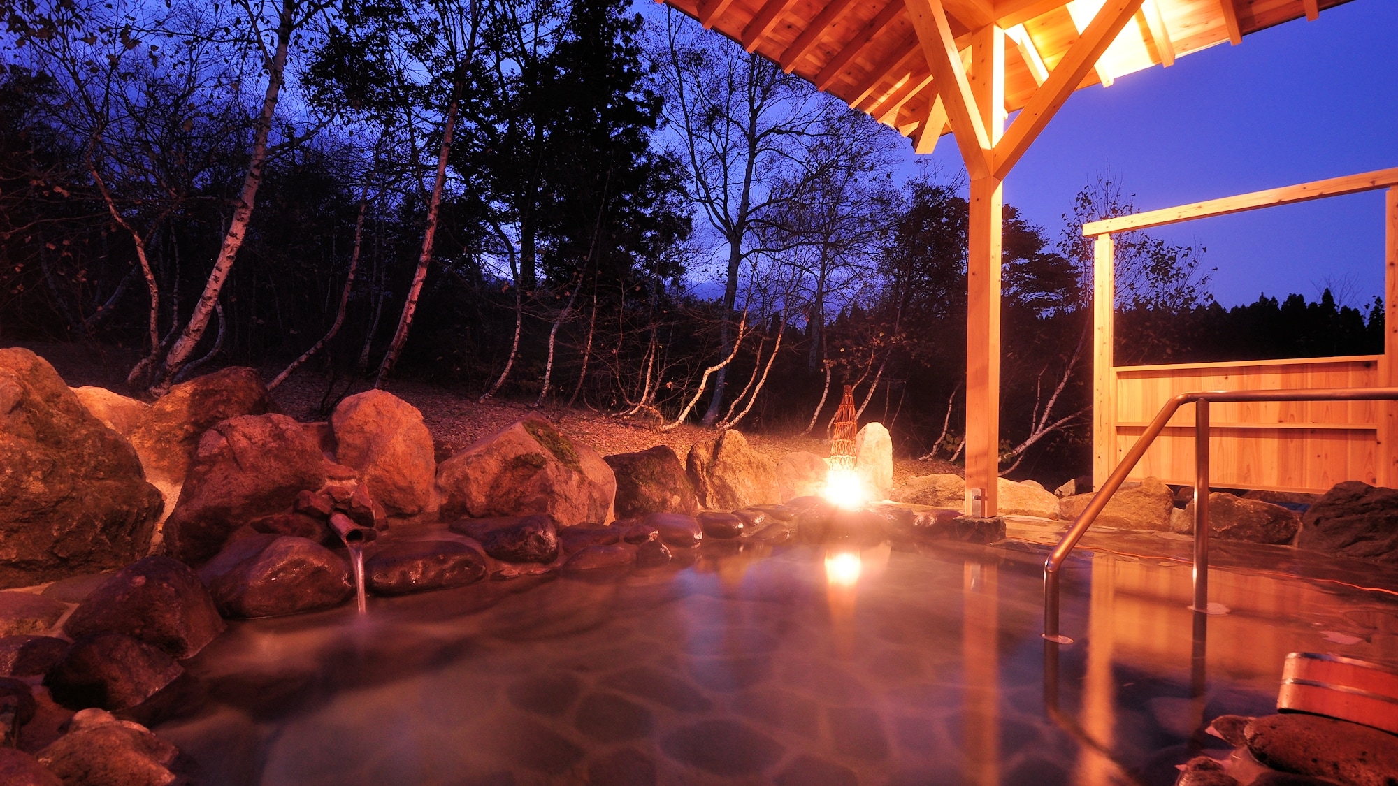 [Open-air bath] Shirakaba no Yu