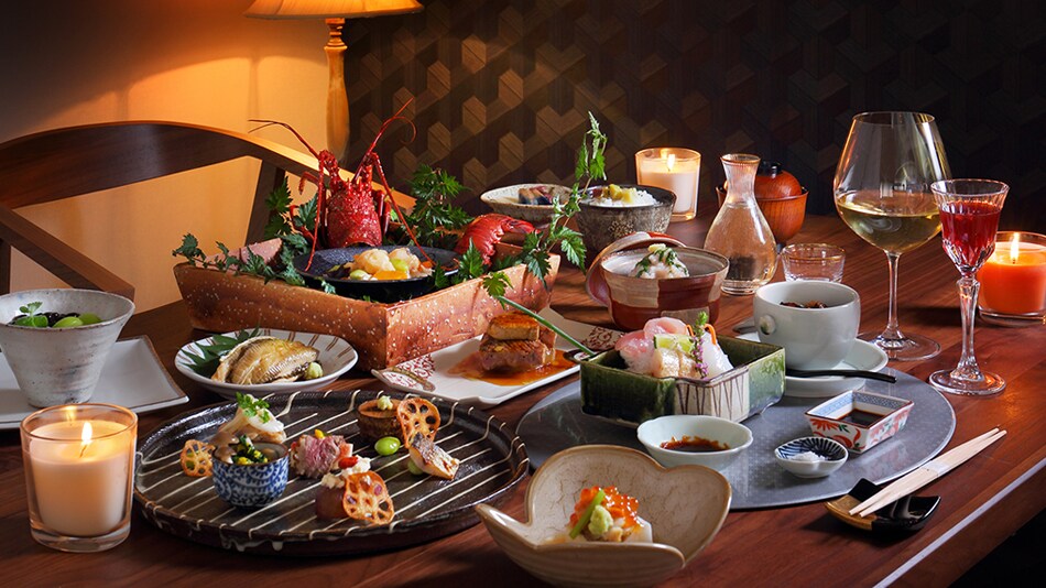 Seasonal kaiseki cuisine in your room