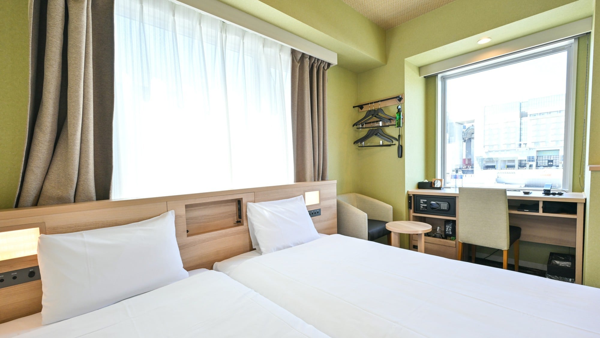 Kamar Sudut Twin - Pemandangan Stasiun - <Bebas Rokok> 17㎡