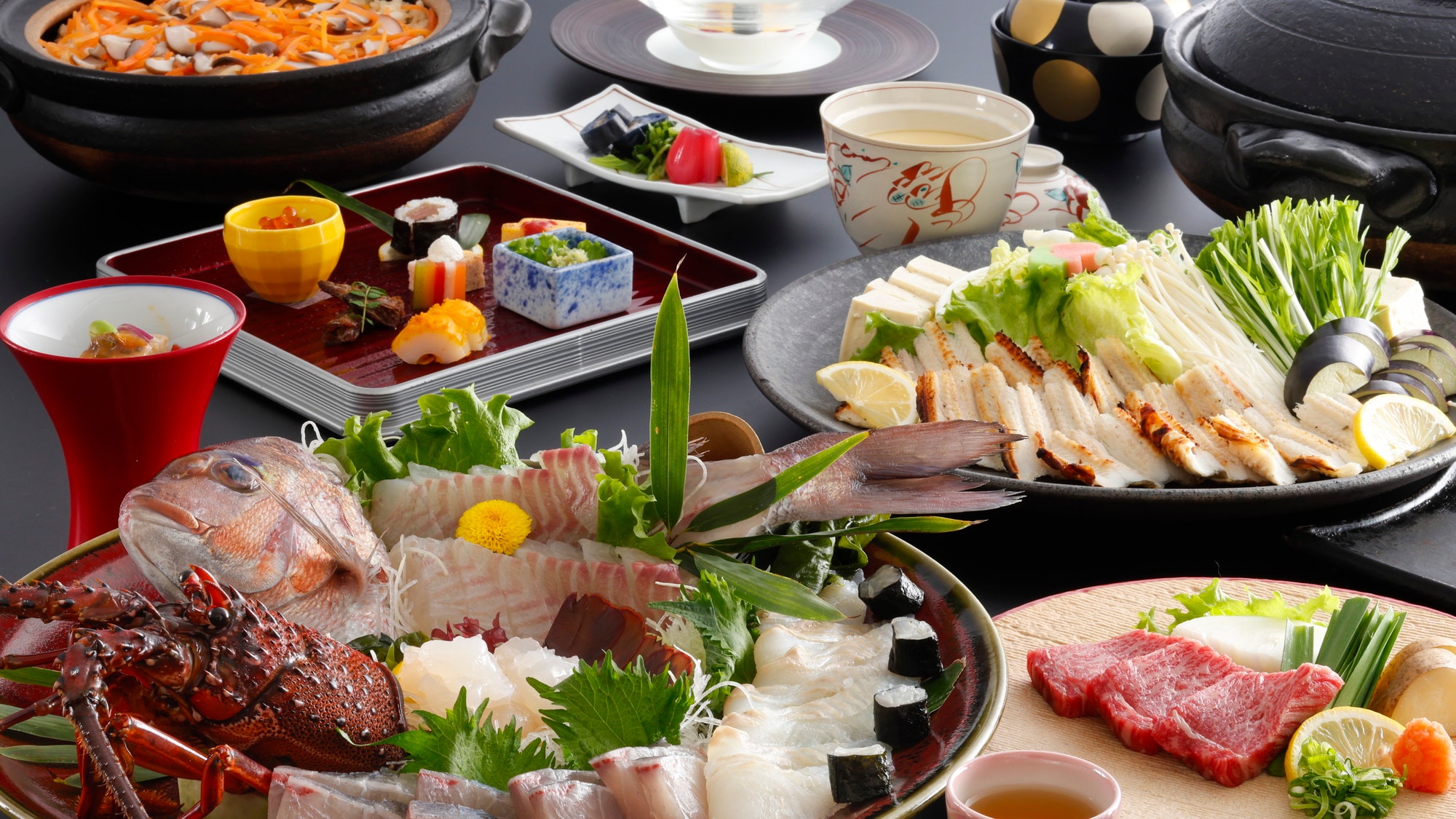 Awaji Beef Teppanyaki "Seafood Kaiseki"