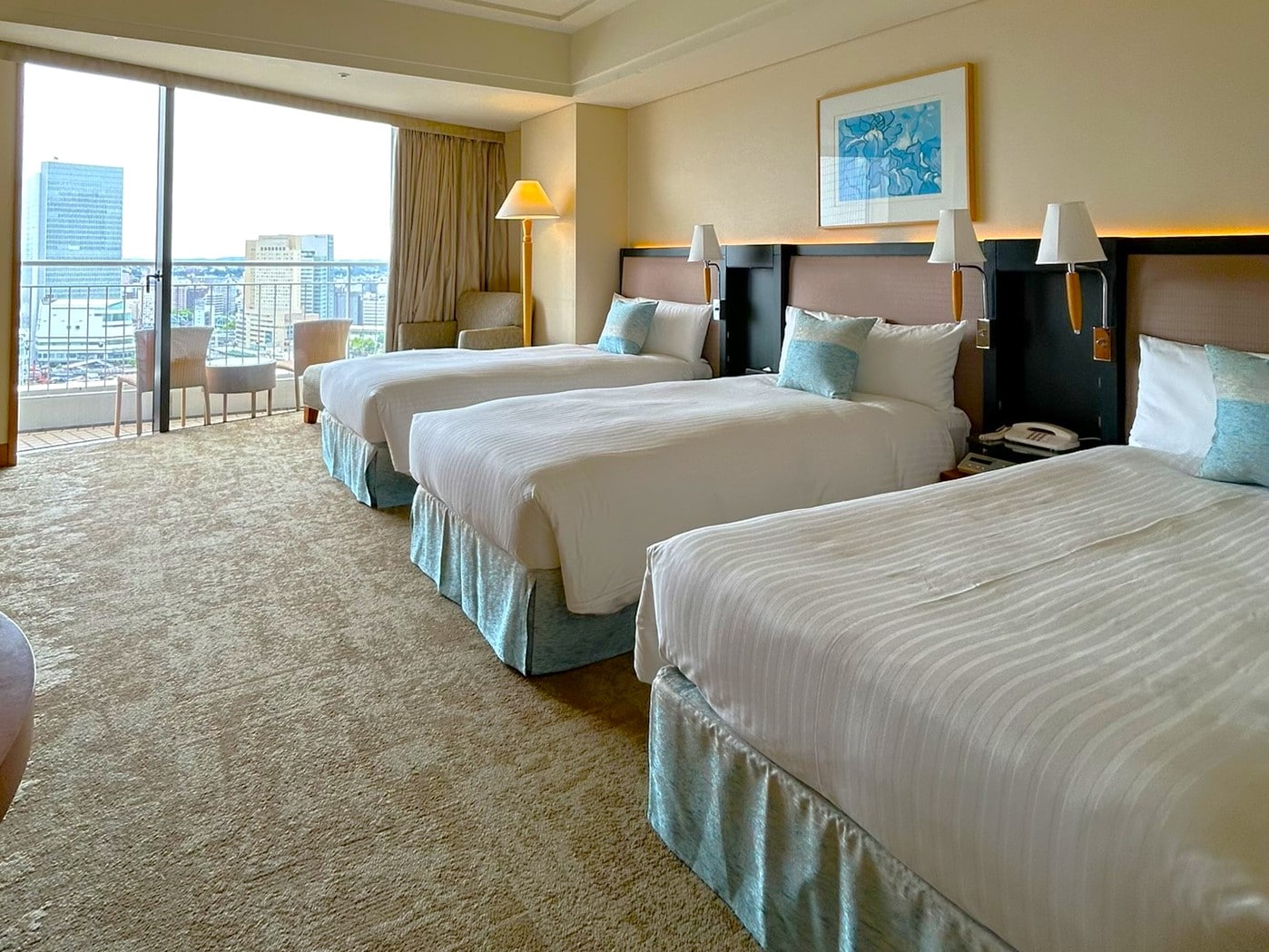 橫濱樓層豪華三人公園景觀房