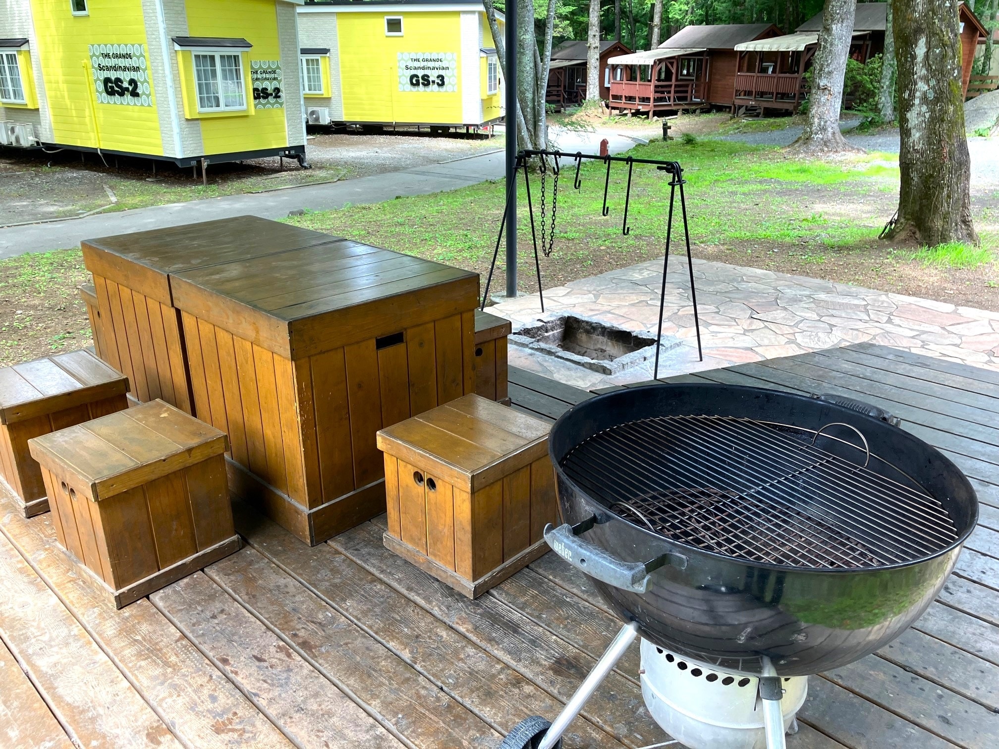 Cottage Camping Grande ⑤ Boong tàu