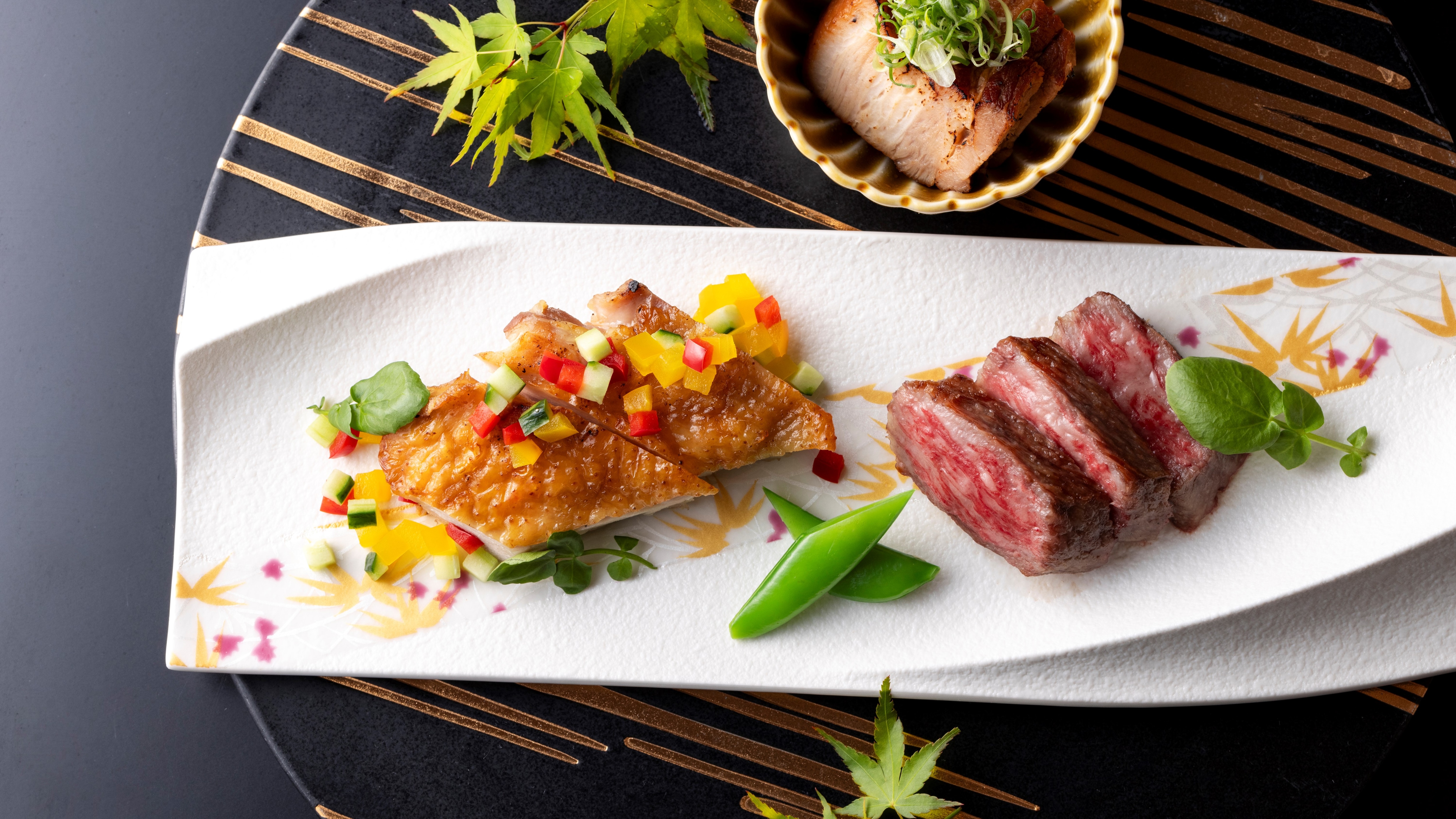 [Japanese Cuisine Nishiki] Kaiseki cuisine example