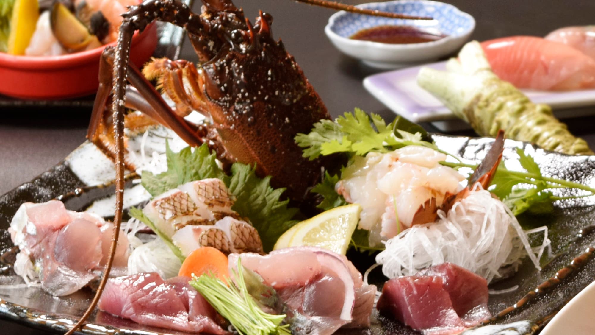 Lobster sashimi