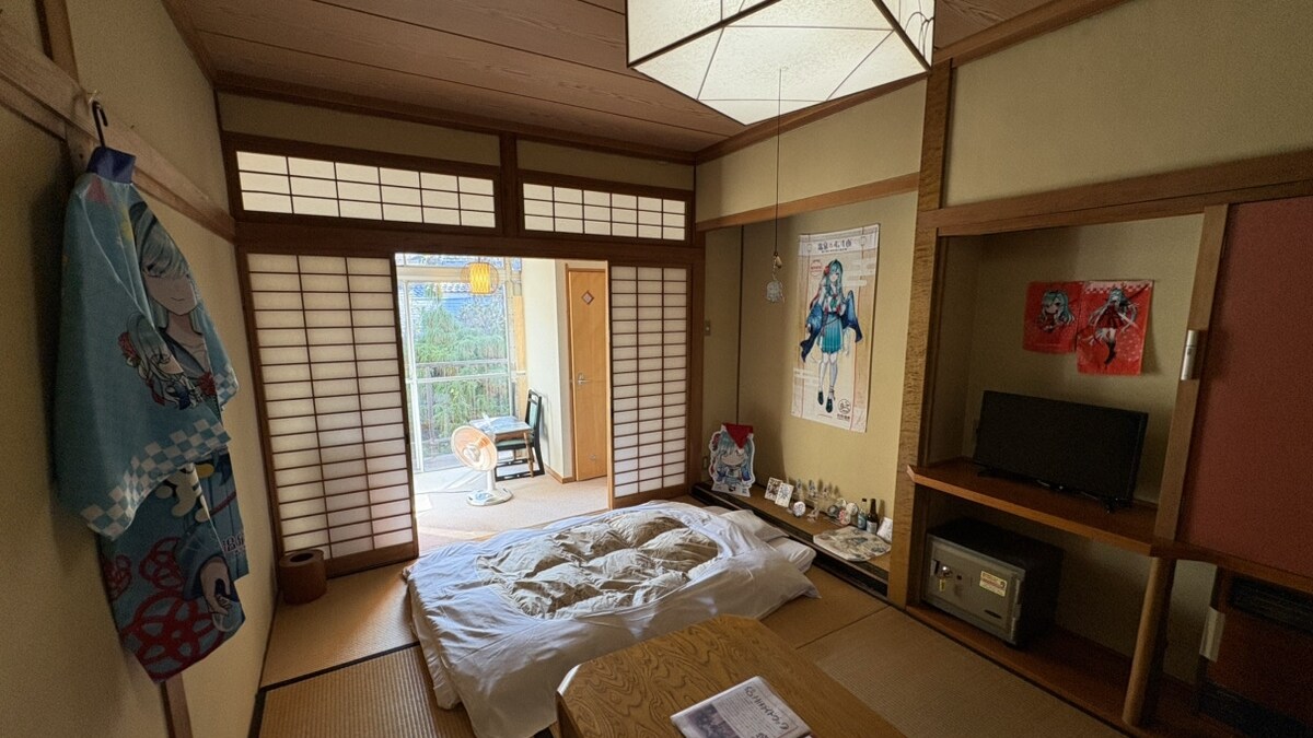 [Limited to one room] Onsen Musume <Bessho Aizen> collaboration room / 8 tatami Japanese-style room [Non-smoking]