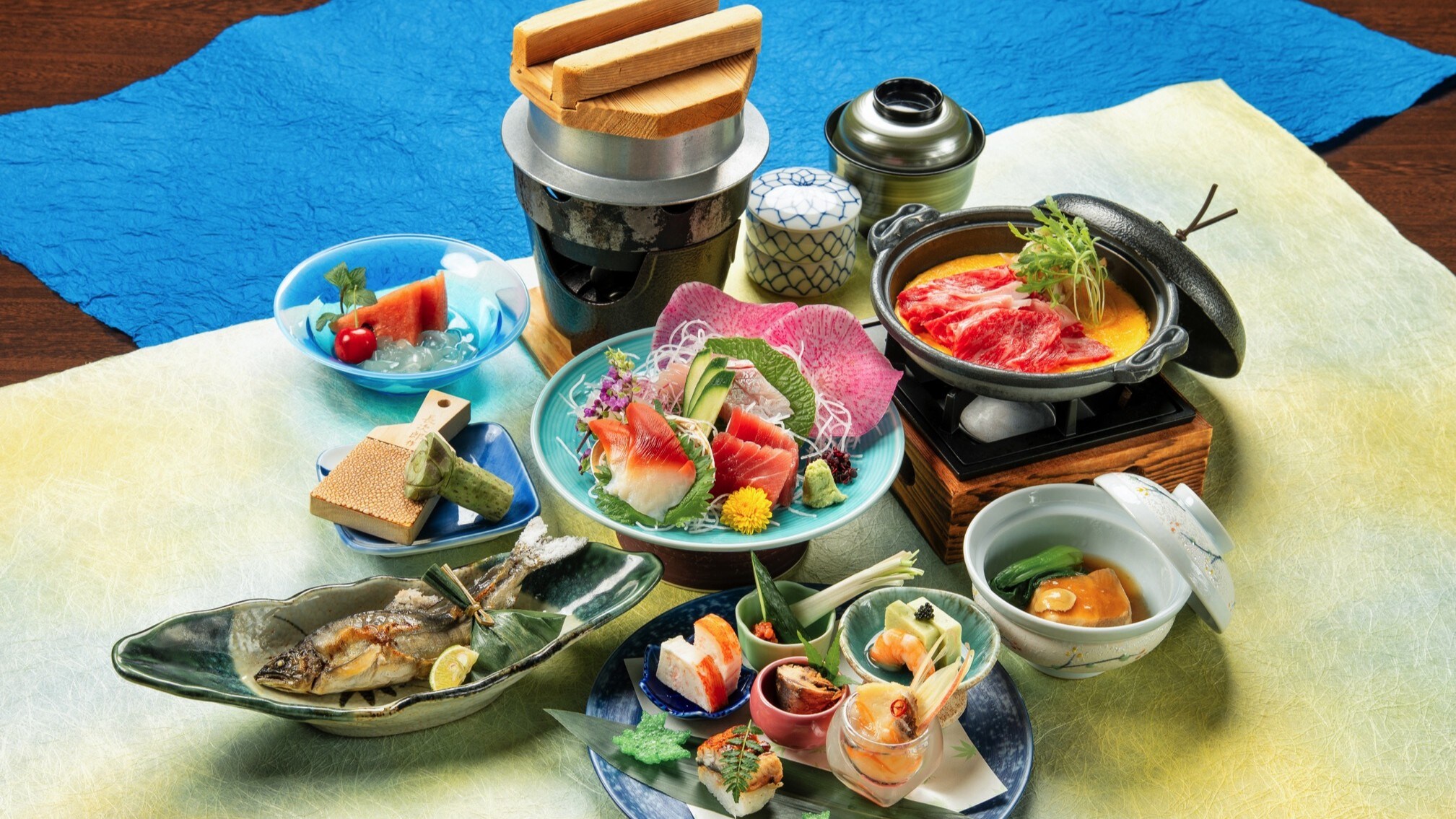 *[Summer dinner] A creative kaiseki meal where you can enjoy fresh seafood and seasonal ingredients from the Izu Peninsula.