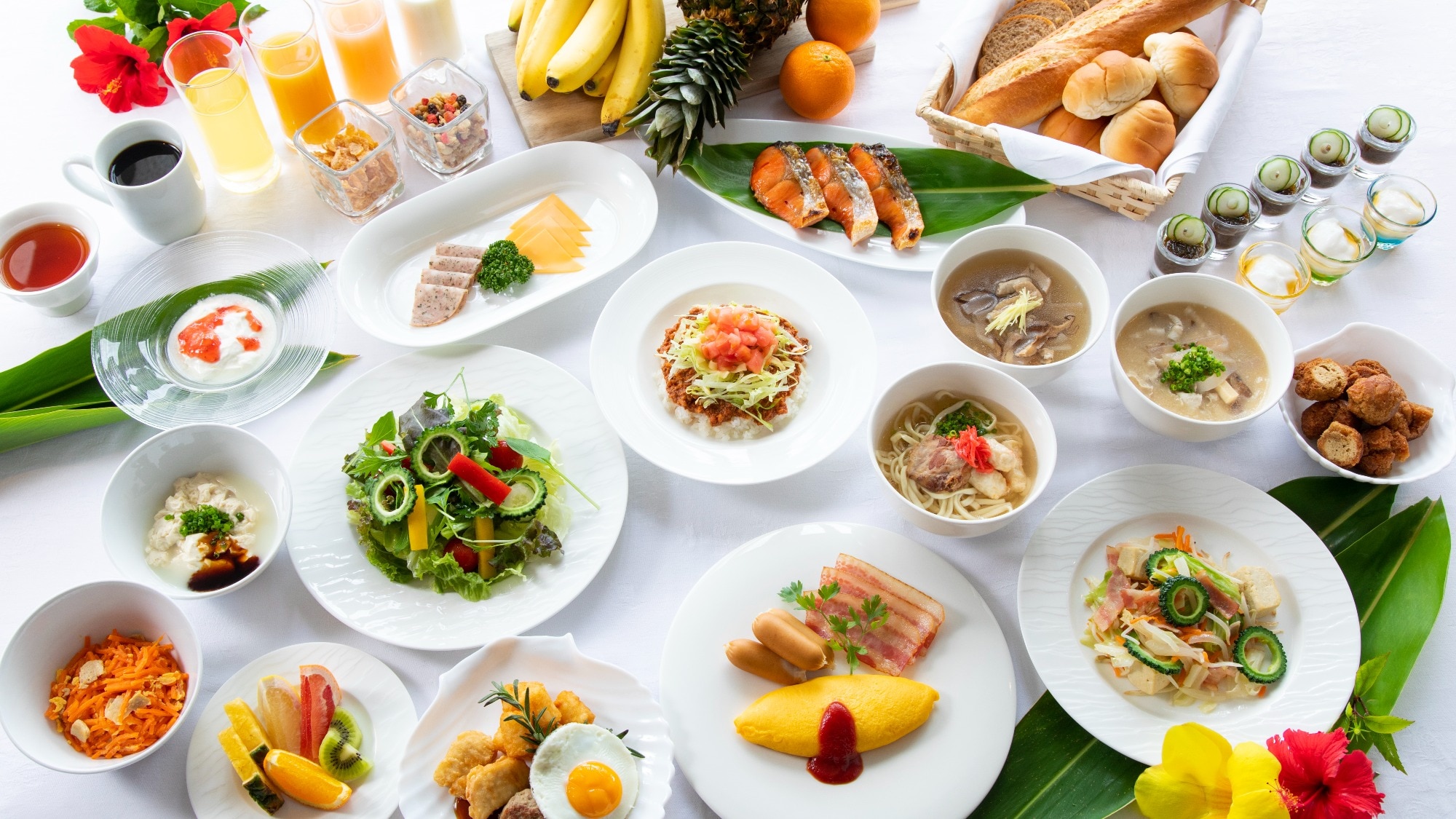 [Breakfast Buffet] A wide variety of Okinawan dishes! Start your day energetically with a colorful menu!