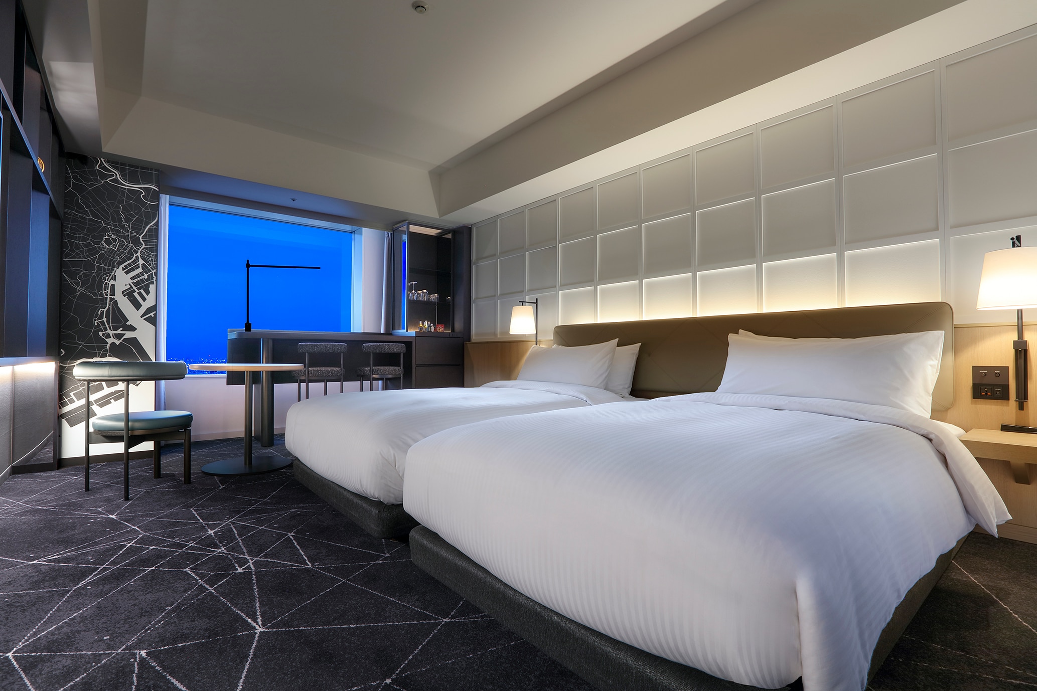●Phòng Premium 2 giường (tầng 35 đến 38) Phía công viên