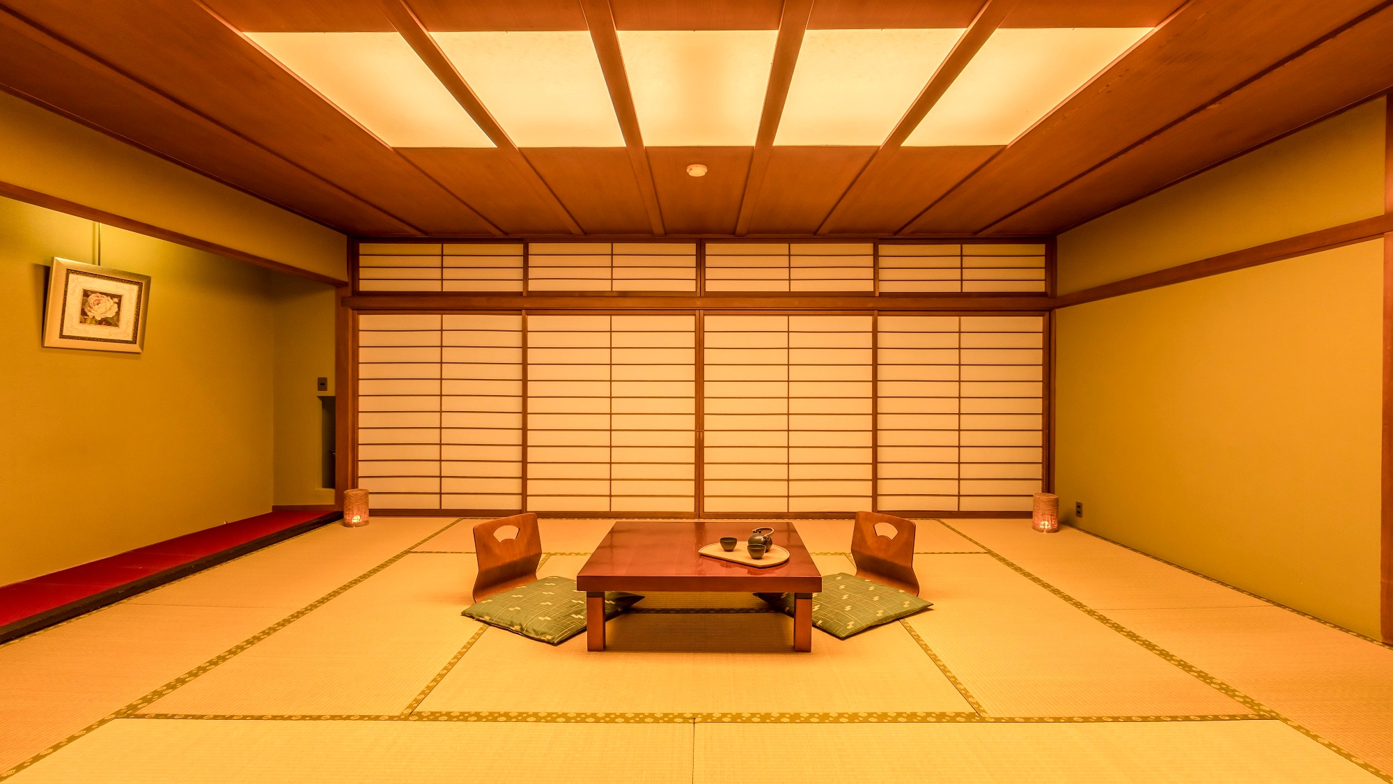 Standard Japanese-style room (15 tatami mats) *Example of a guest room