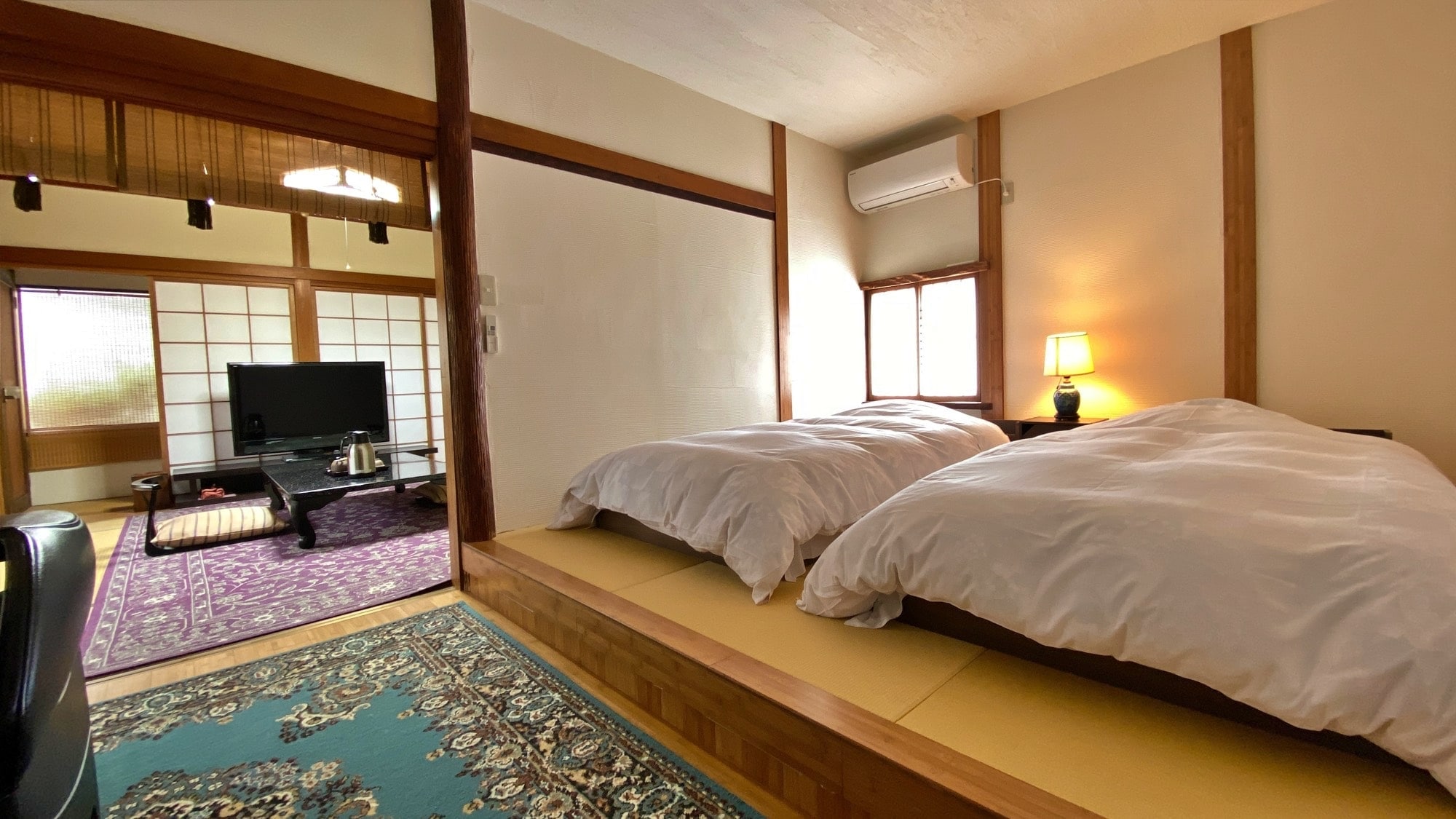 [Kyoto style/wooden house] Special room | 8 tatami mats + bedroom + massage machine