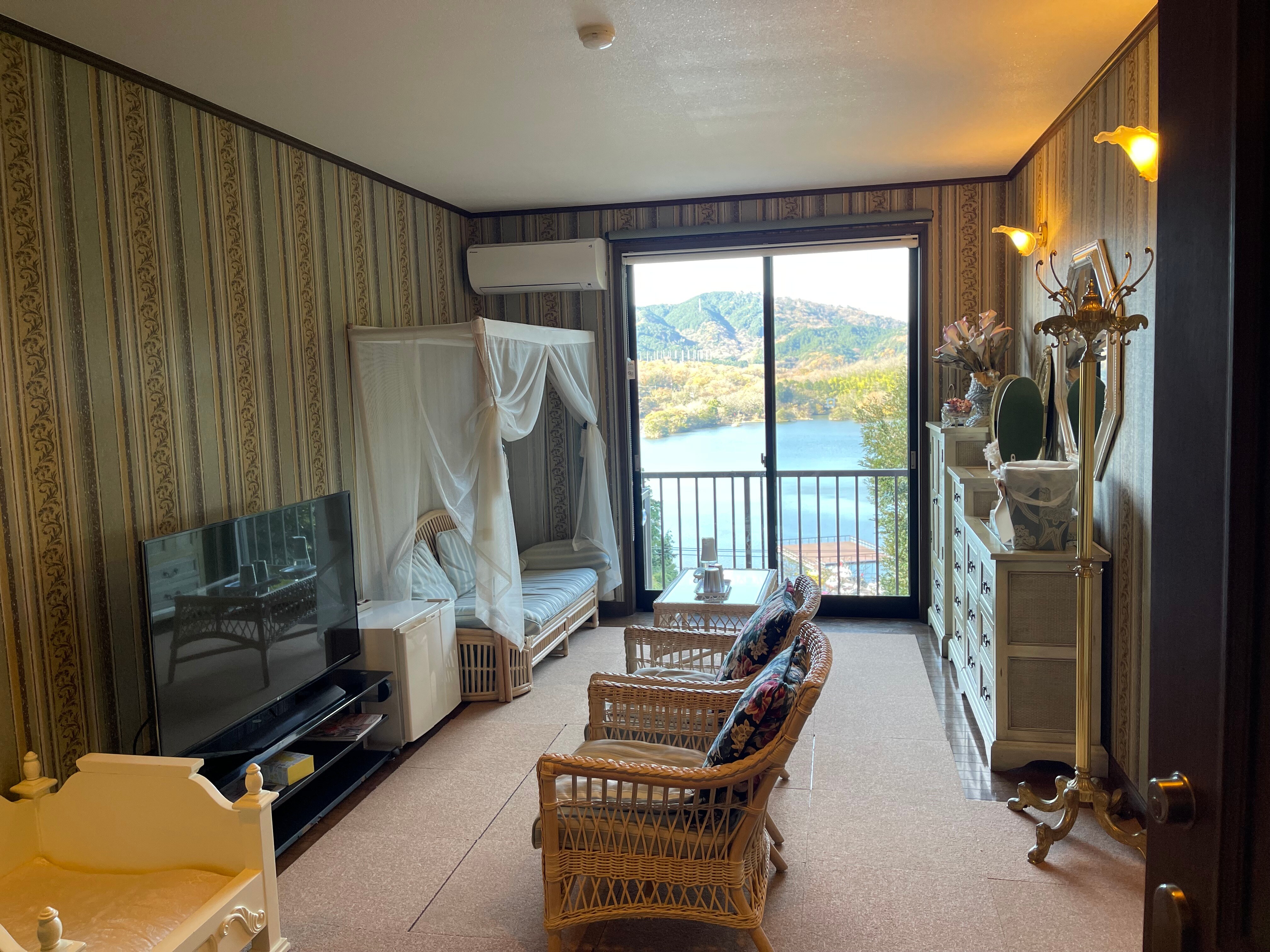 ■The room has a European style.