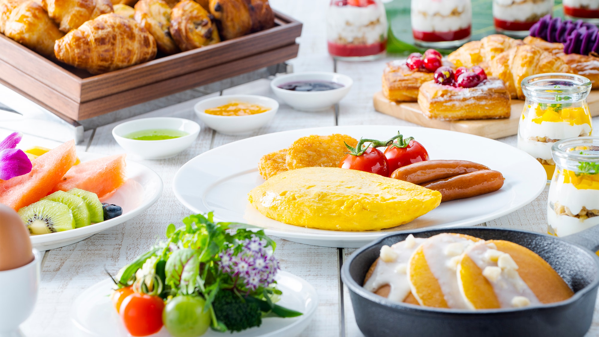 [Breakfast Buffet] A well-balanced breakfast that makes full use of local ingredients to support the vitality of the day ♪