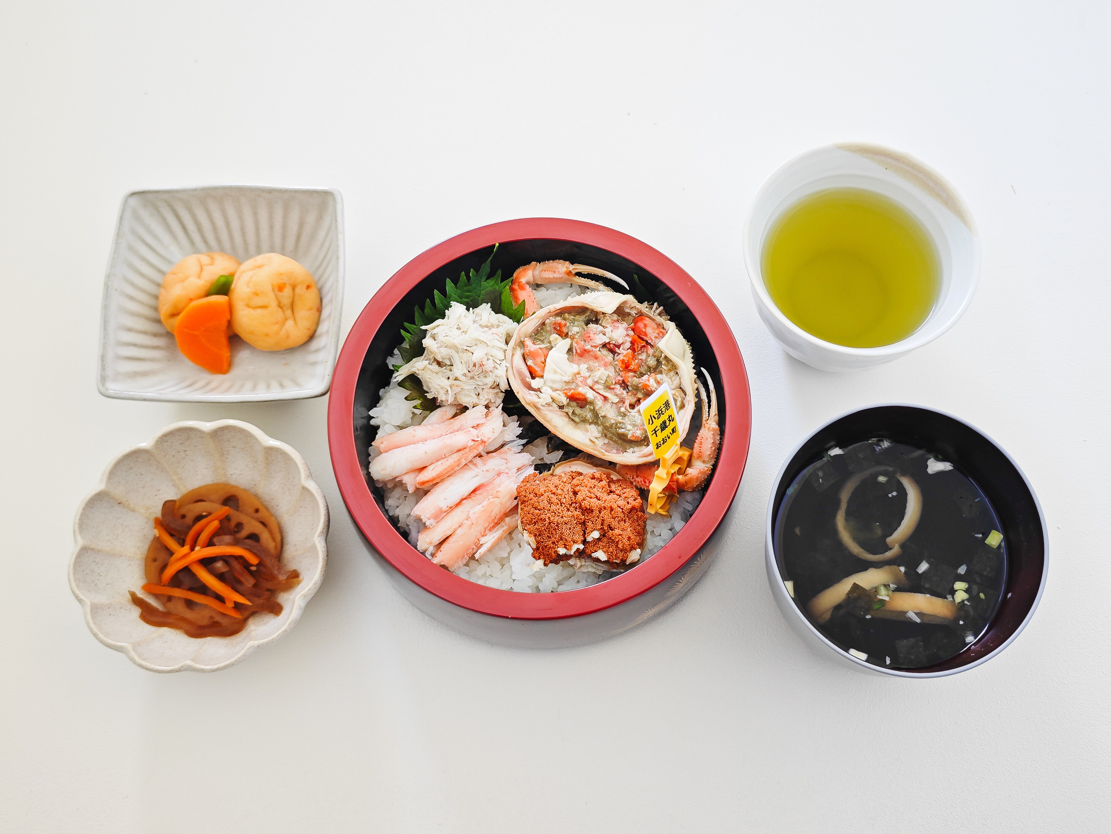 Seiko Crab Rice Bowl Set [Set Contents]