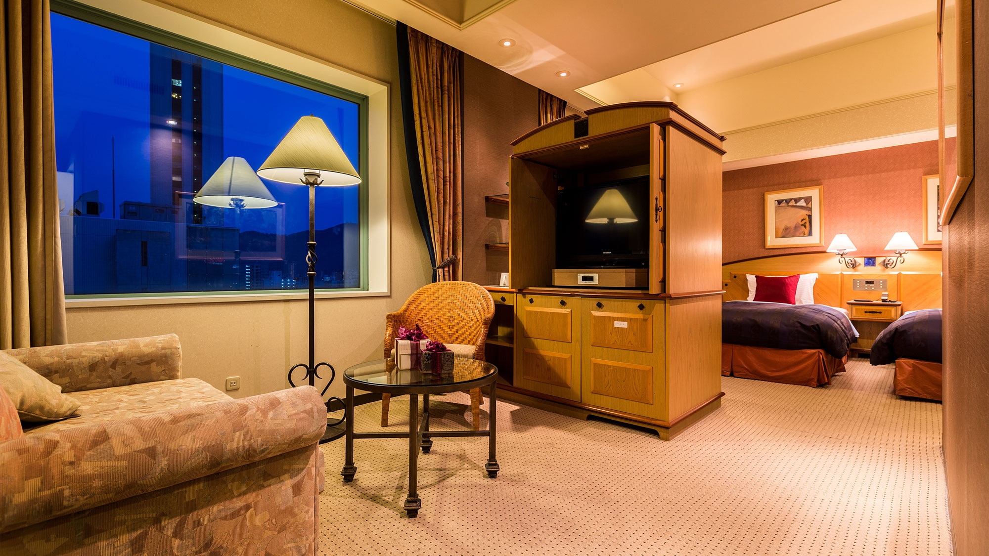 [Jr Suite] Kamar khusus yang luas sekitar 44㎡! Lebih luas dari kamar twin biasa