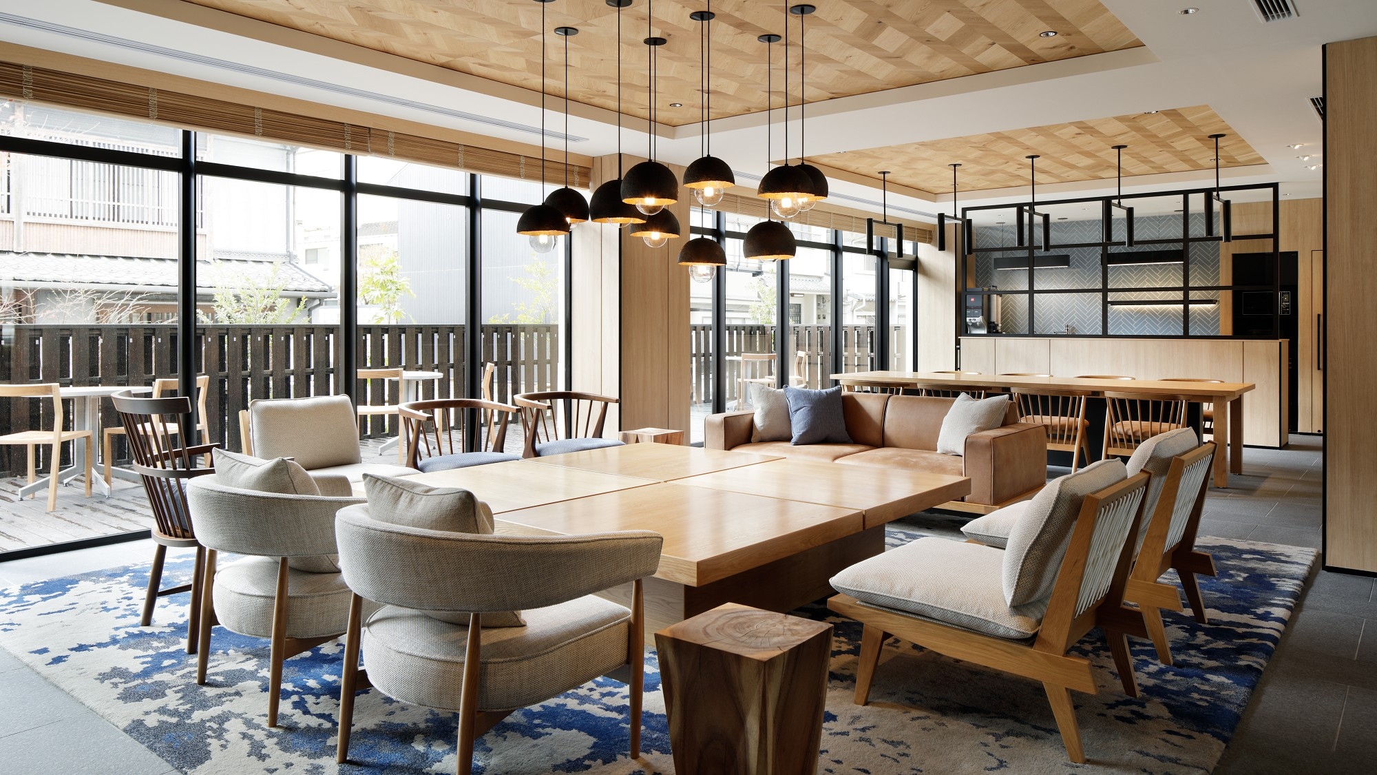 Lounge: A relaxing lobby lounge.