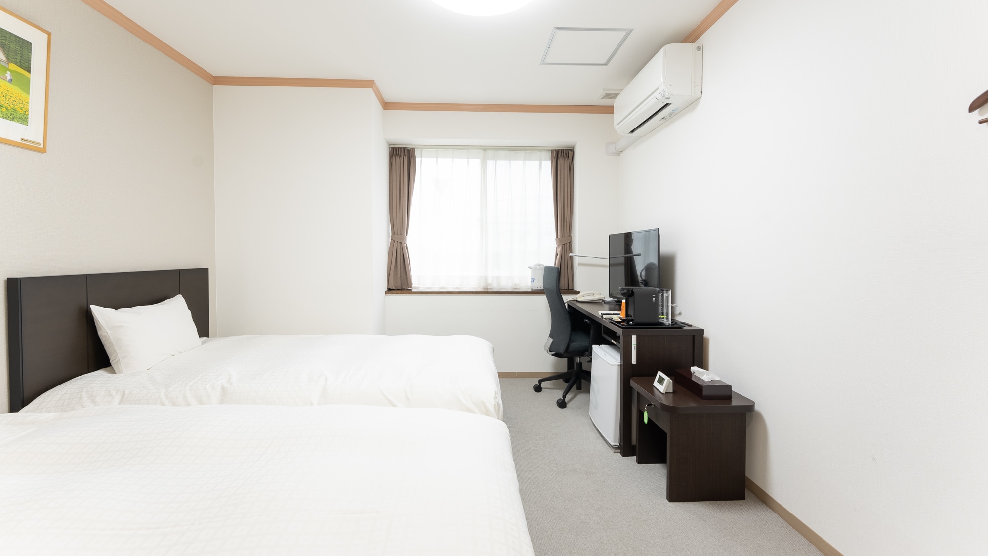 [ห้ามสูบบุหรี่] ห้องเตียงคู่