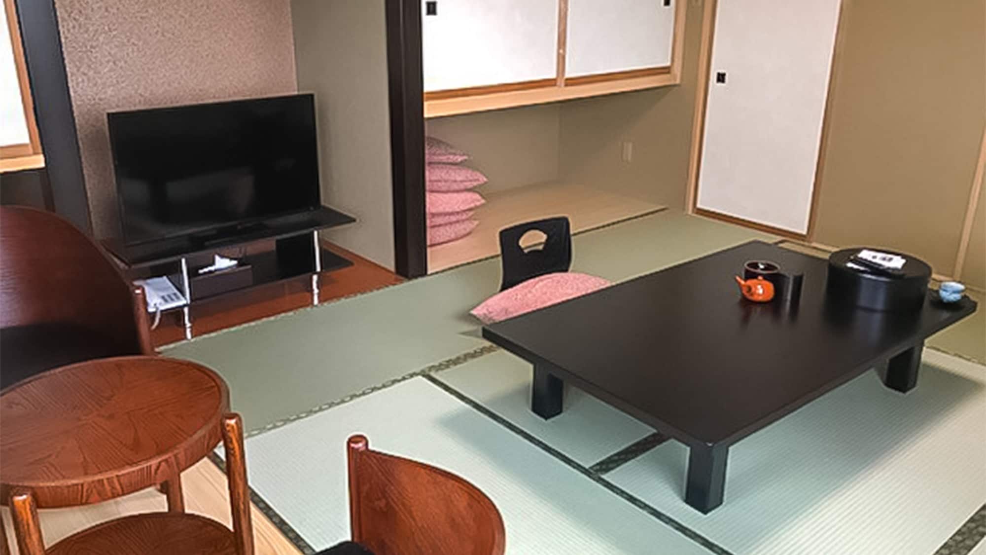 ・日式客房8張榻榻米，所有客房均提供免費Wi-Fi。