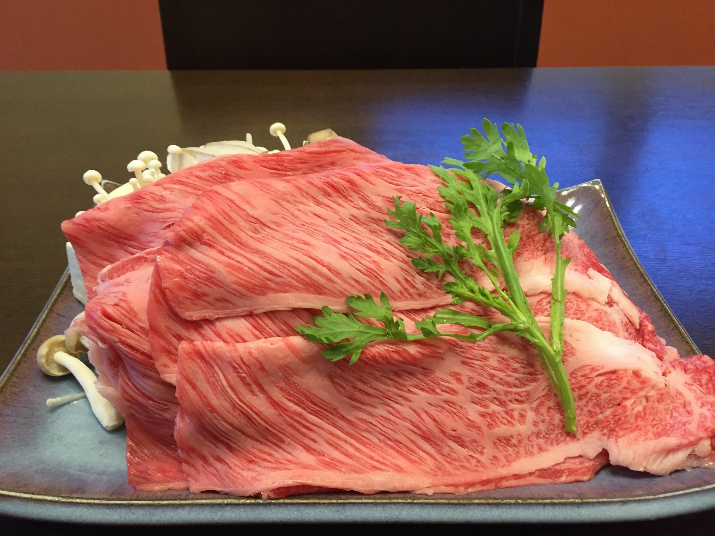 Yonezawa beef shabu-shabu