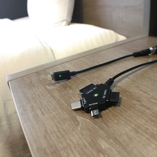 Bedside Multi Charger: Comfort Room Only