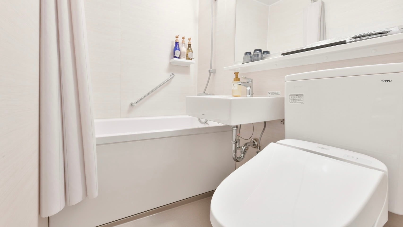 [Standard twin room] The bathroom is a unit bath