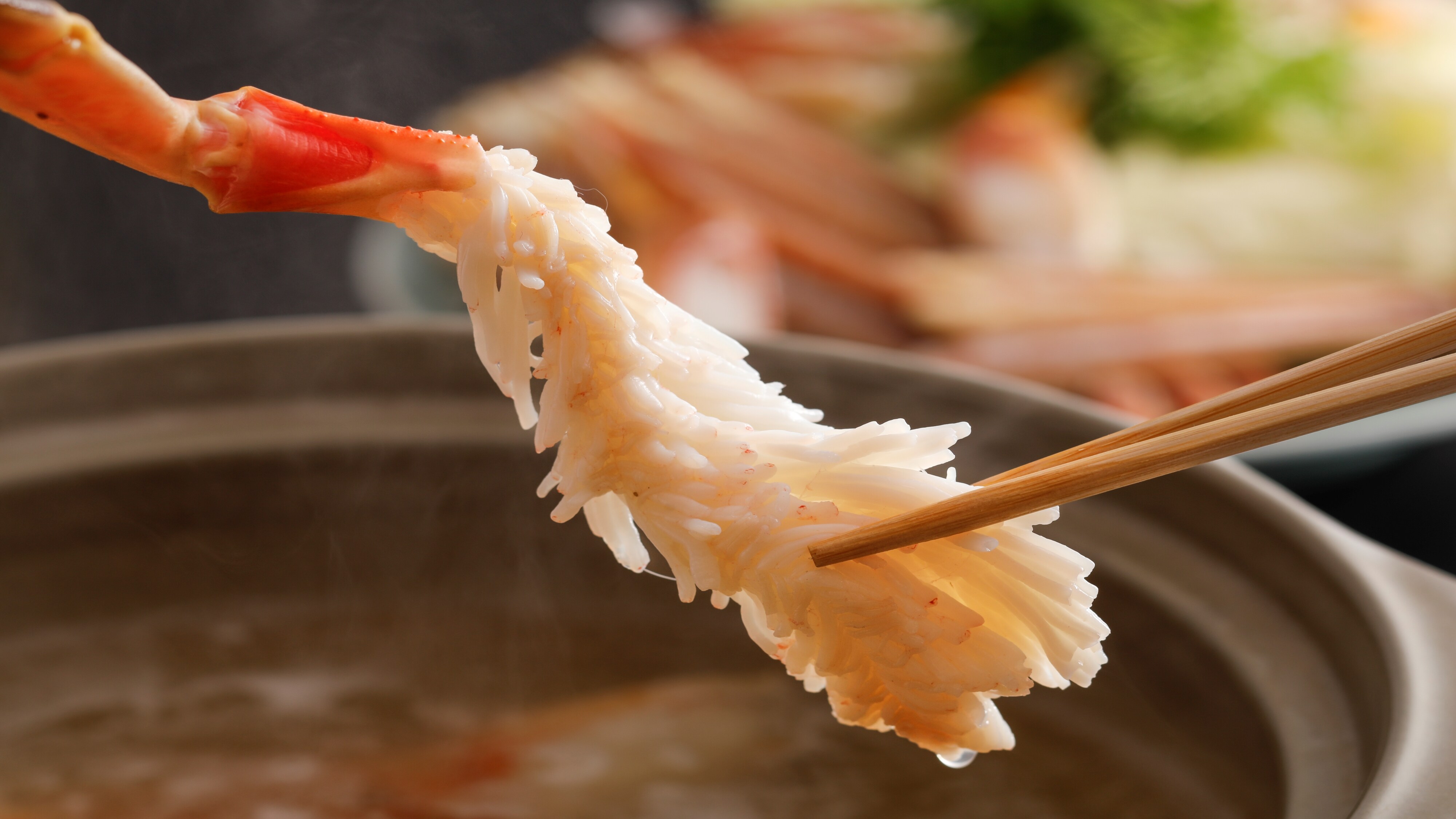 [ชาบูชาบูปูสด] ชาบูชาบูปูสดเปรียบเสมือนดอกไม้ที่กำลังบาน รสชาติอร่อยที่กระจายไปทั่วปากของคุณ!