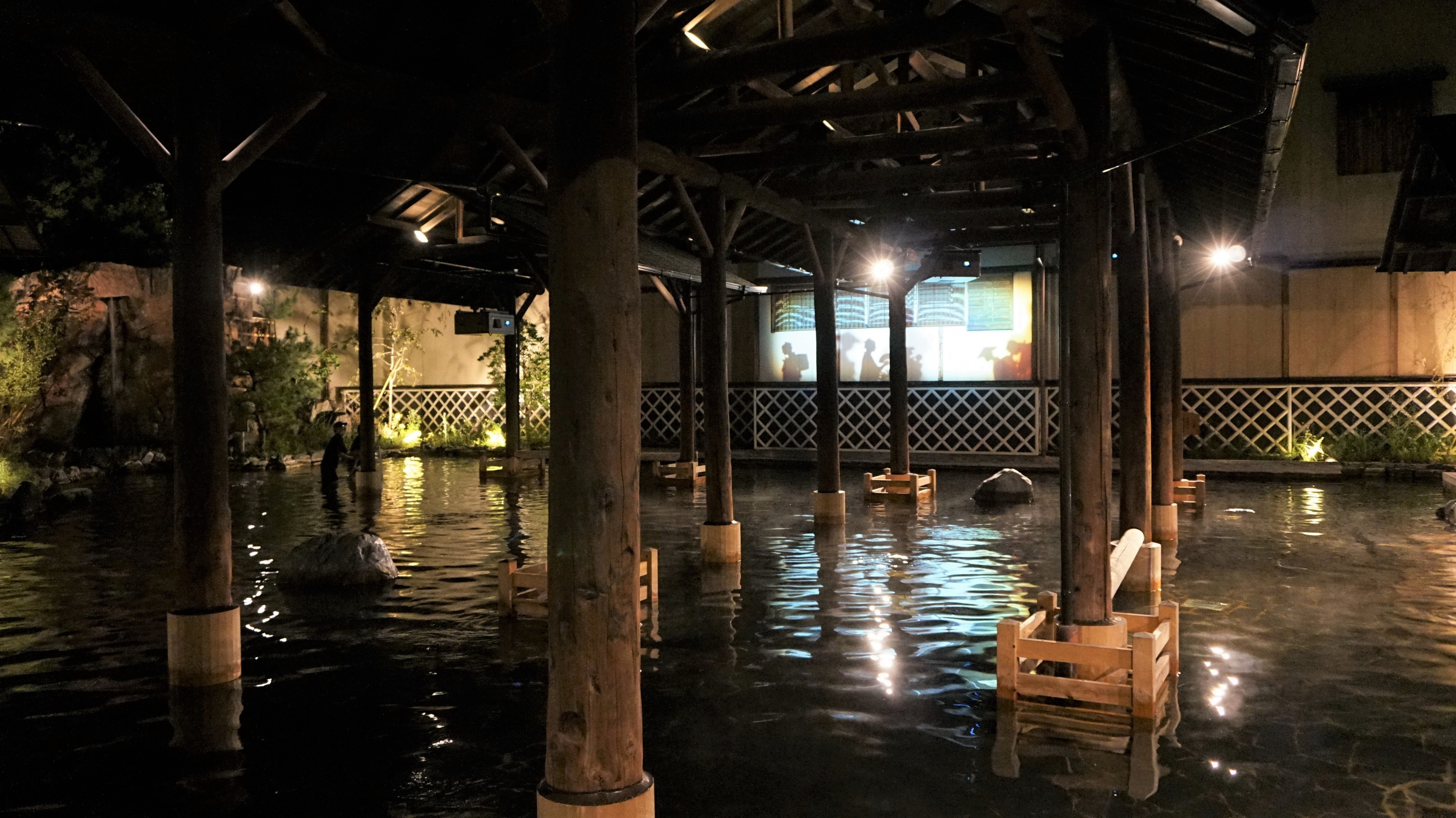 Large open-air bath Edo Jyowa Yoichi
